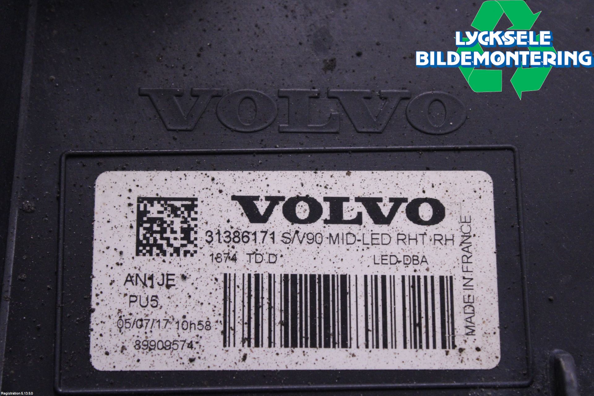 Volvo V90 17->> Strålkastare Höger