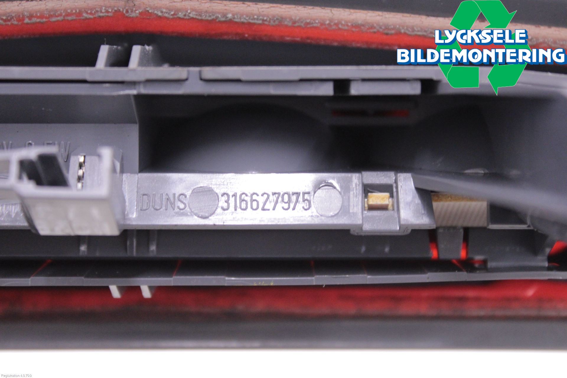 Opel CORSA D 07-14 Bromsljus Bakruta