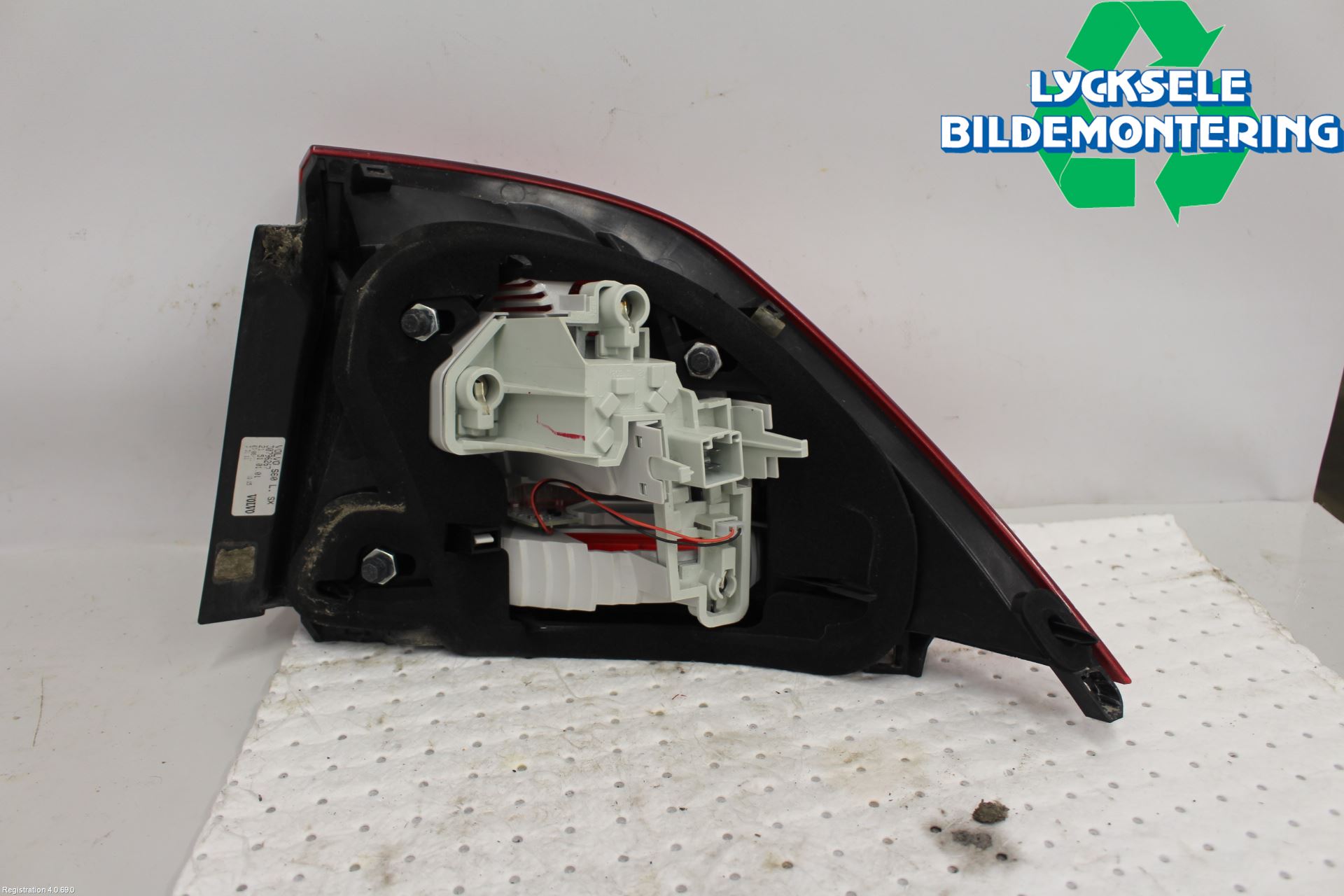 Volvo S60 11-13 Bakljus Vänster