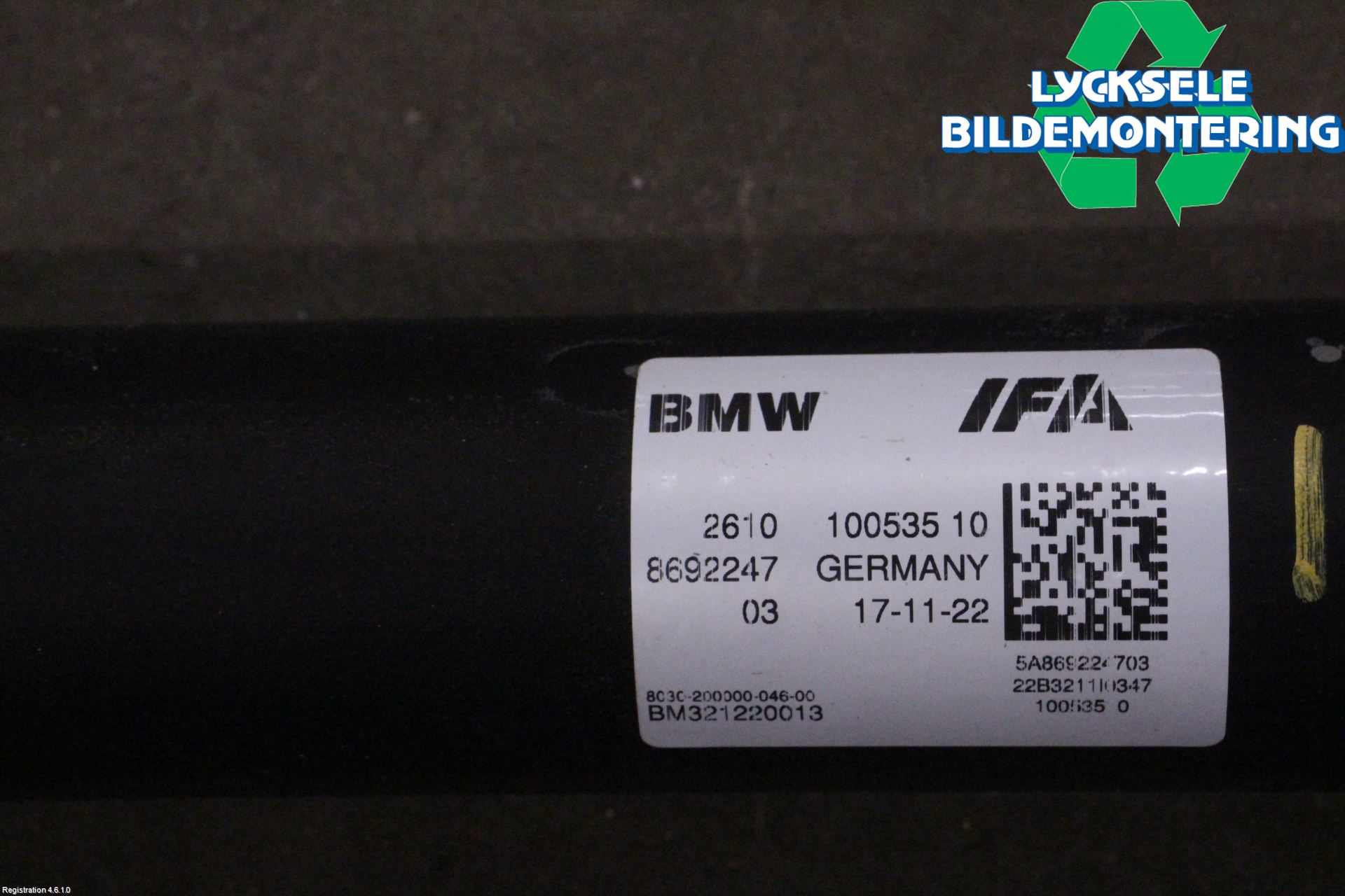 BMW X3 G01 18- Mellanaxel Komp