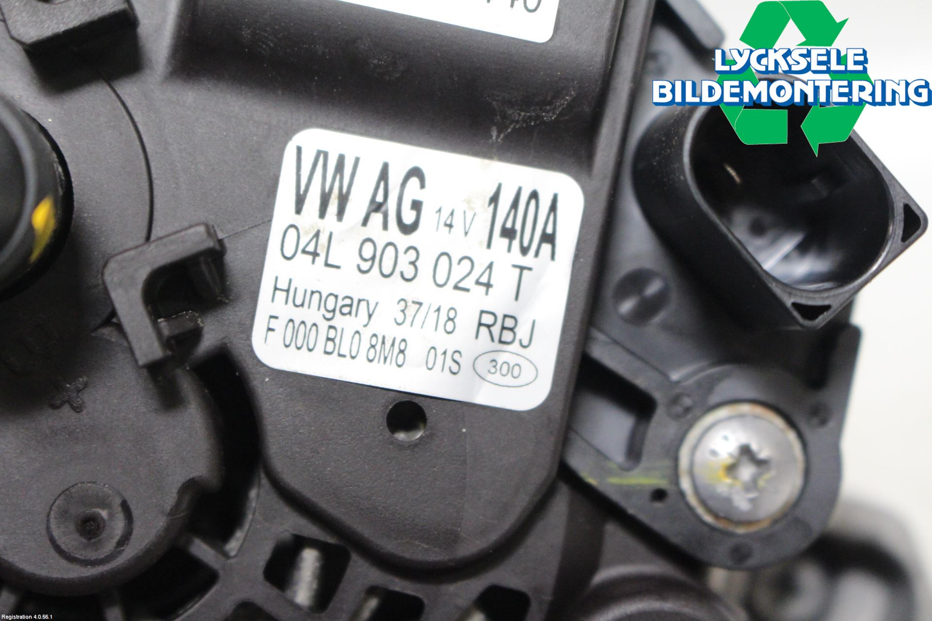 Volkswagen VW PASSAT 15-19 Generator