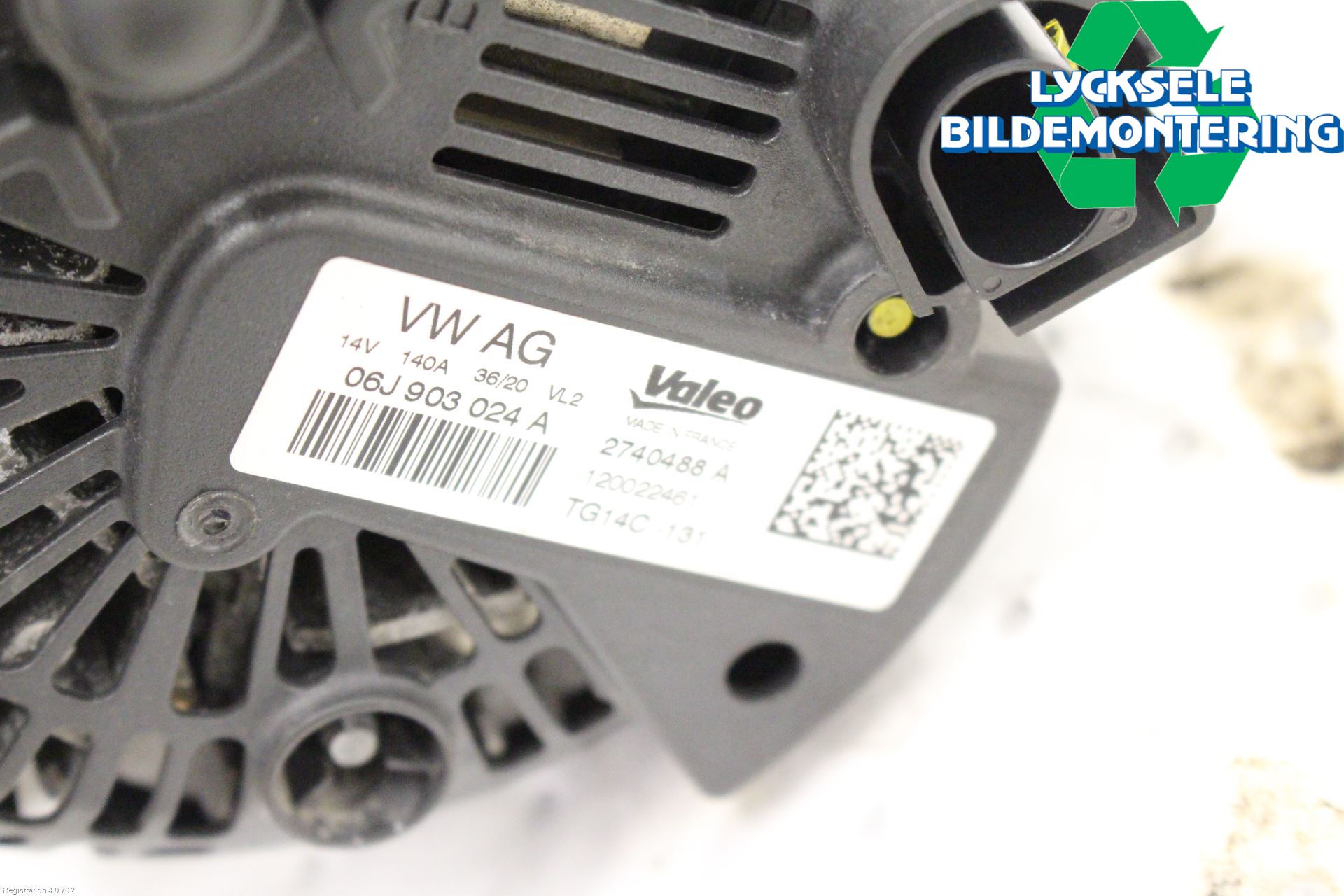 Volkswagen VW TIGUAN 16-24 Generator