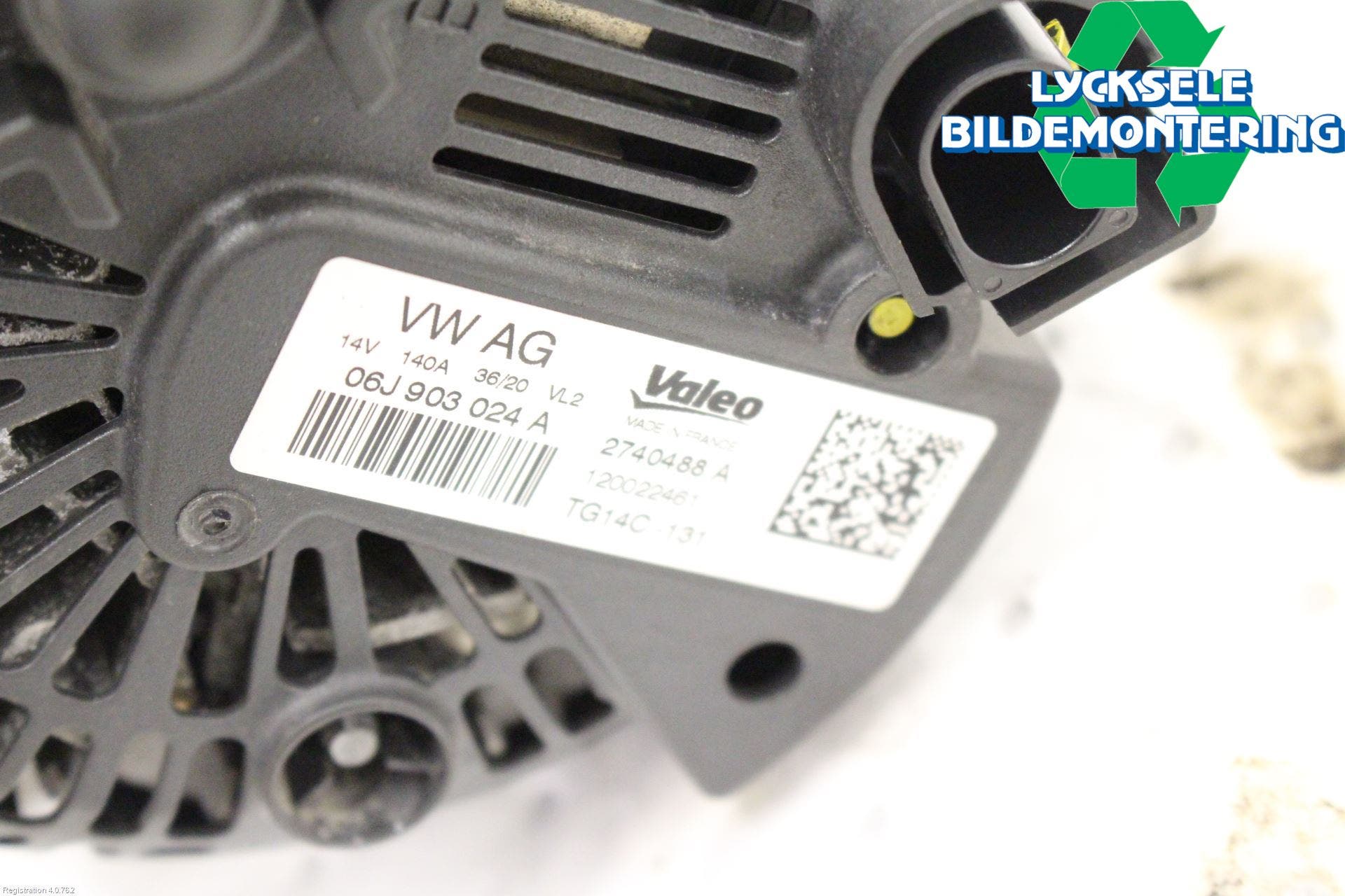 Volkswagen VW TIGUAN 16-24 Generator