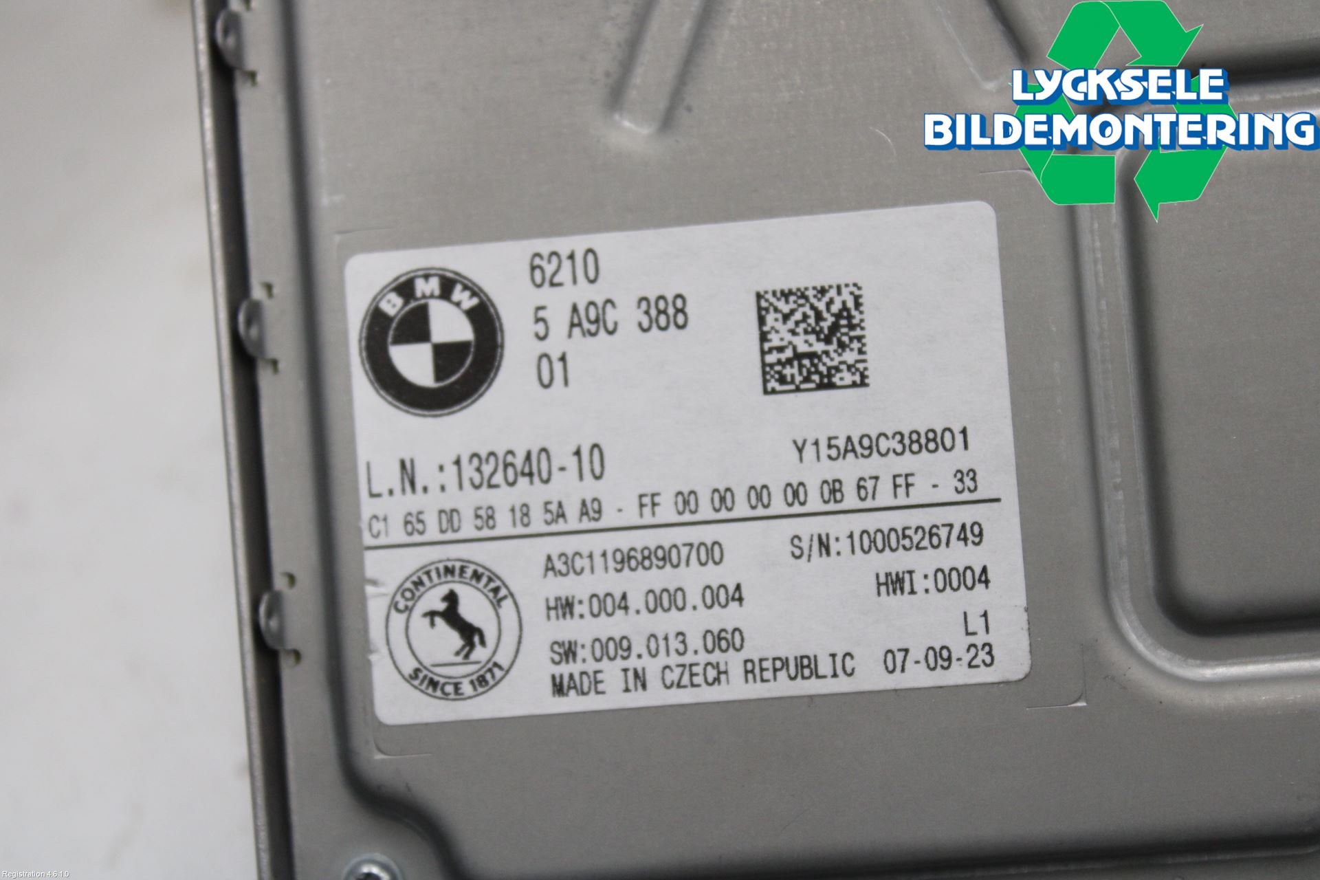 BMW 4/i4 G26 GRAN COUPÉ 21- Styrenhet Övrigt