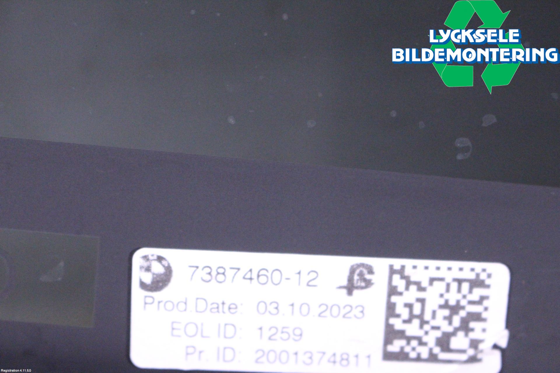 BMW 5 G30/G31/F90 17-23 Dörruta Bak Lilla Hö