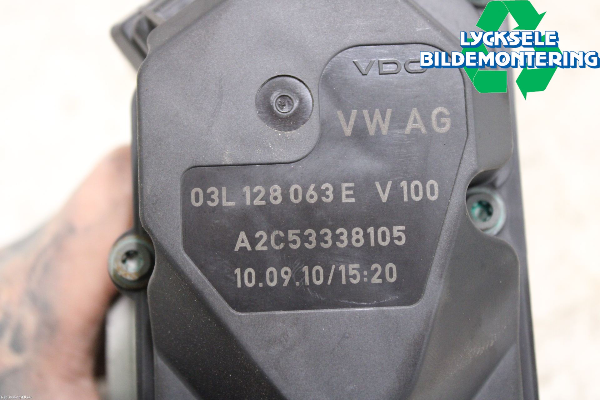 Audi A4/S4 08-11 Injspjällhus