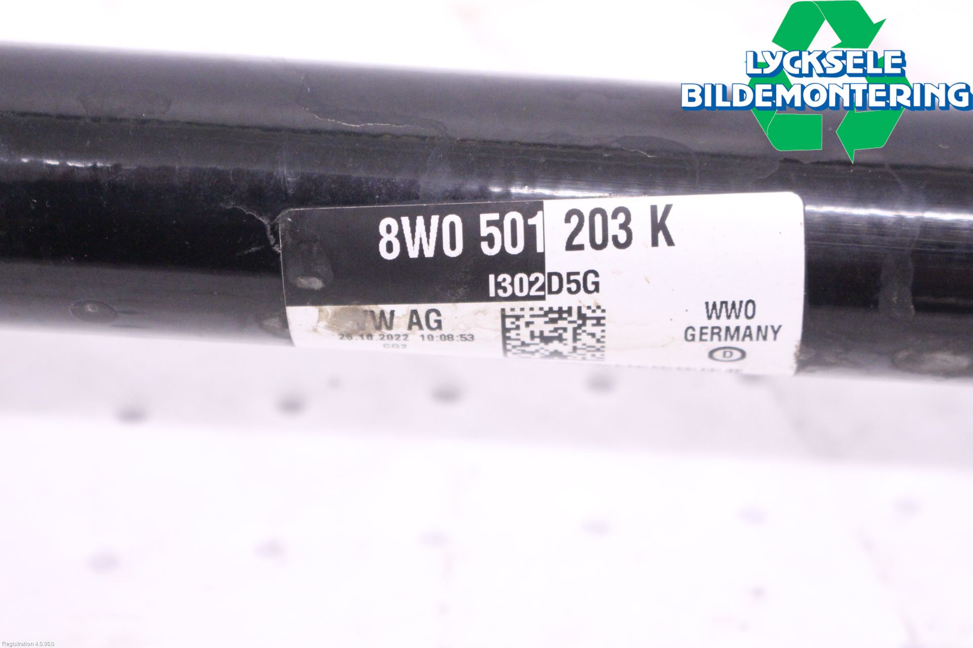 Audi A4/S4 B9 20- Drivaxel Bak Vänster