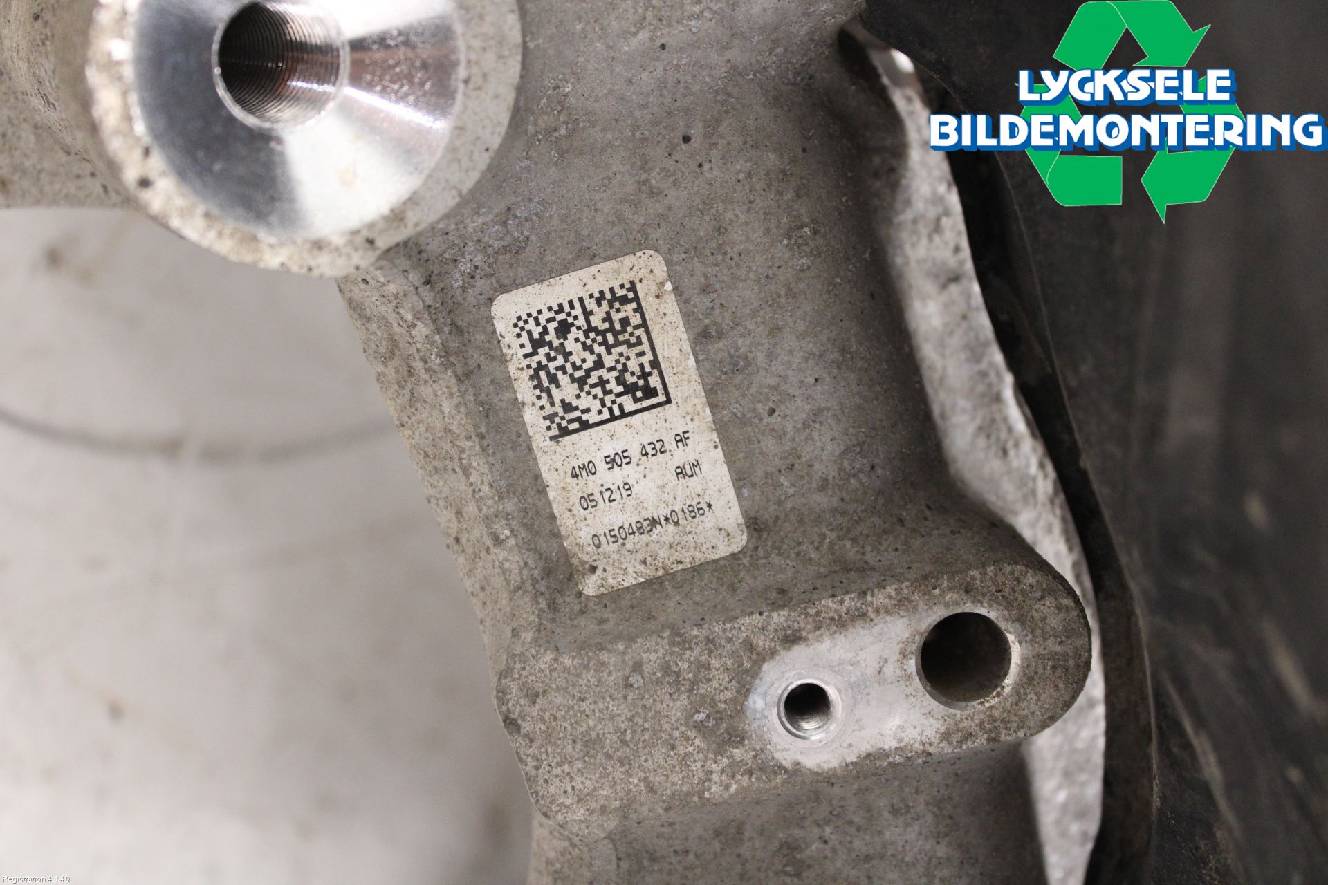 Audi Q8/SQ8 4M 19- Hjullagerhus-Spindel Hö B