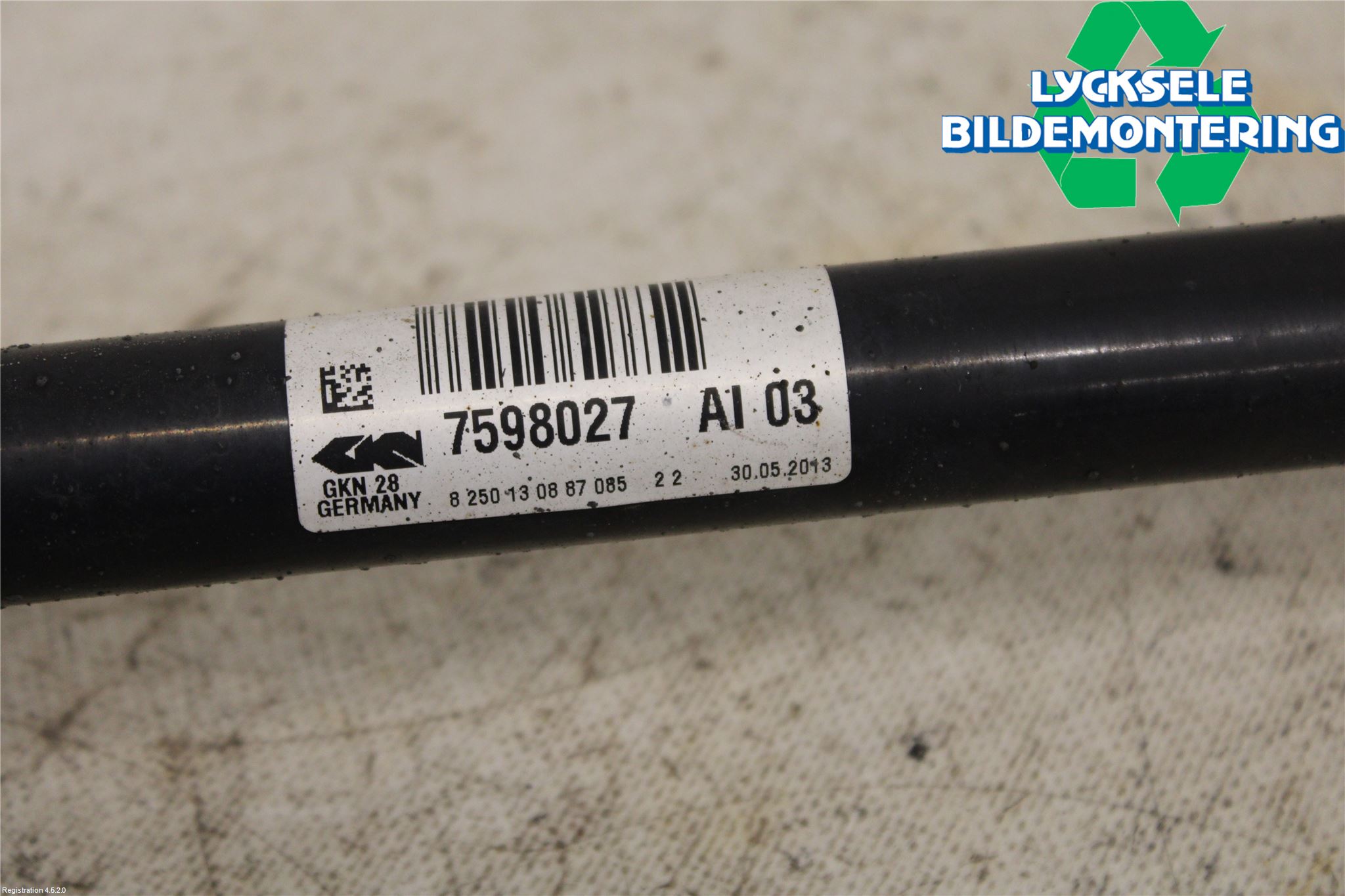 BMW X3 F25 10-17 Drivaxel Fram Vänster