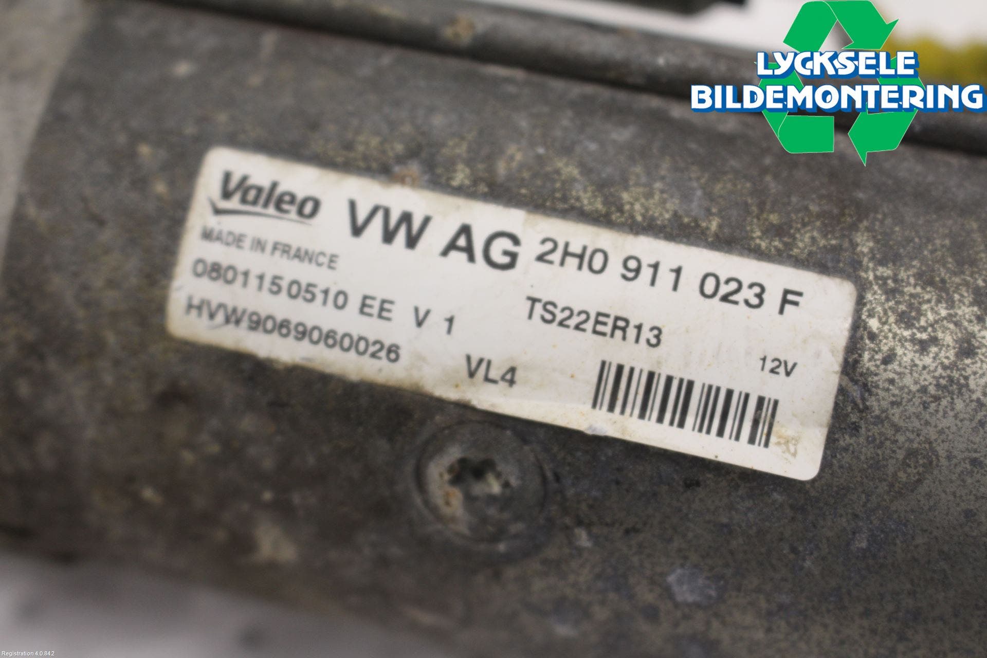 Volkswagen VW CRAFTER 06-16 Startmotor Diesel