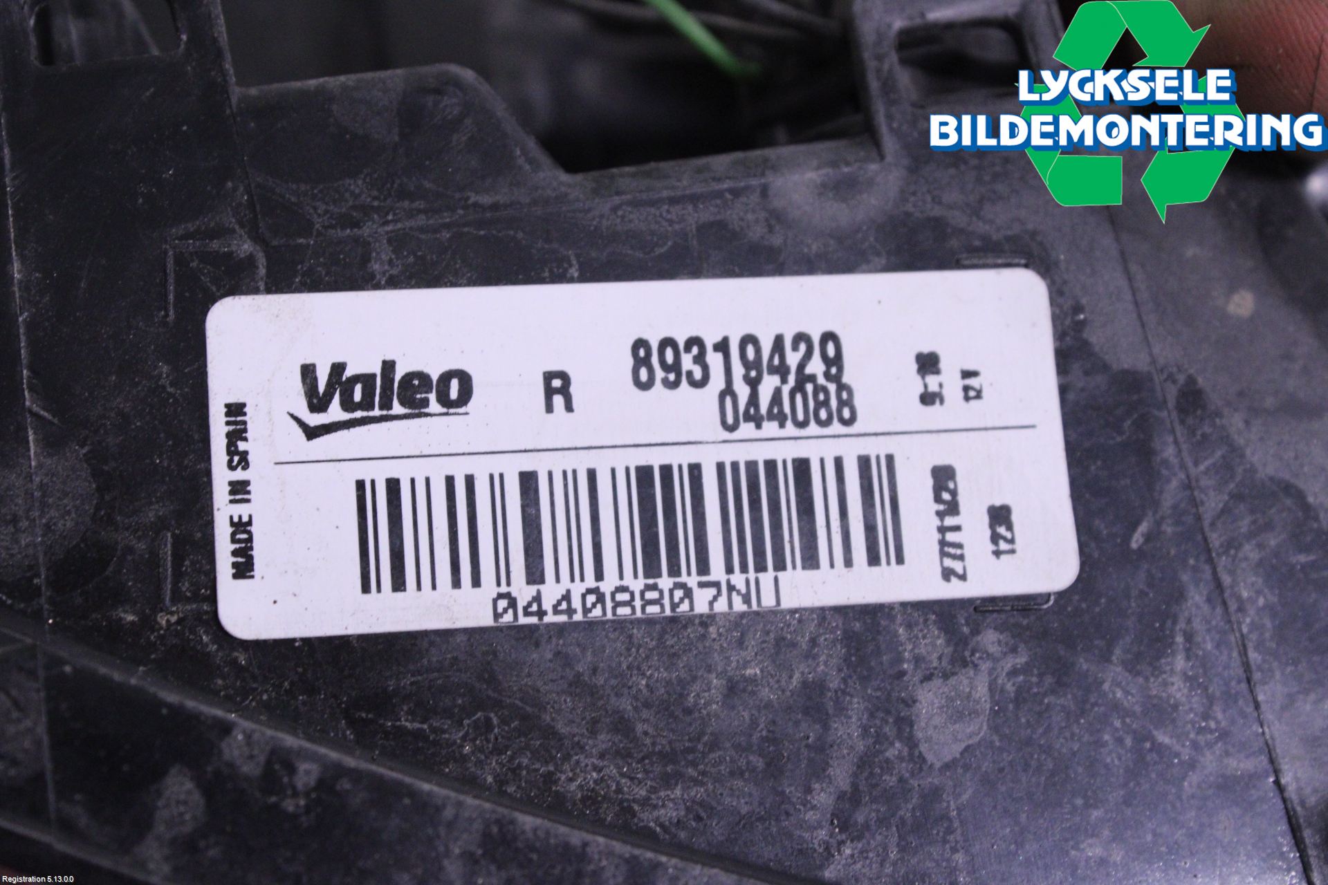 Renault MEGANE III 09-15 Bakljus Lucka Hö