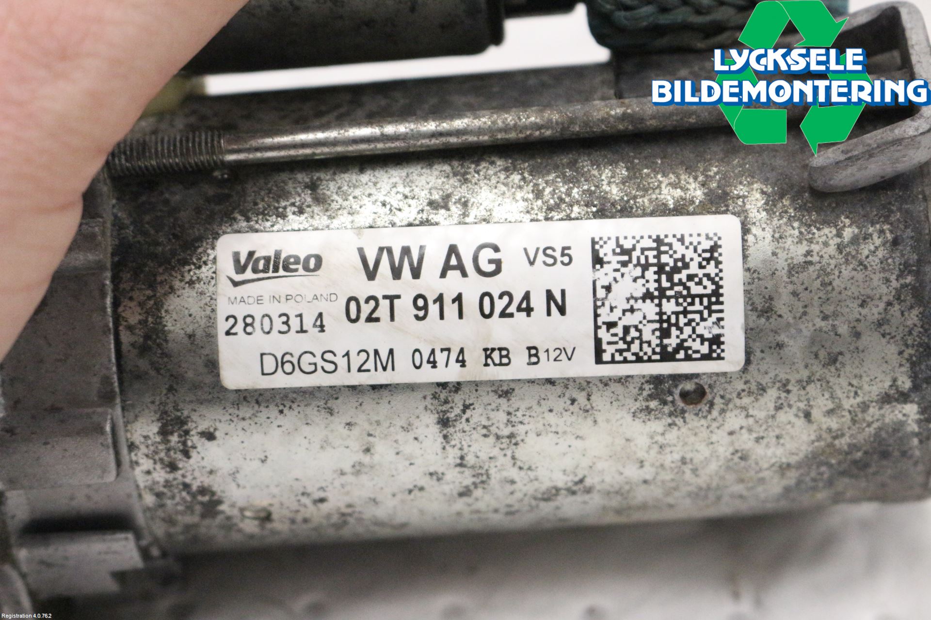 Volkswagen VW POLO 10-17 Startmotor