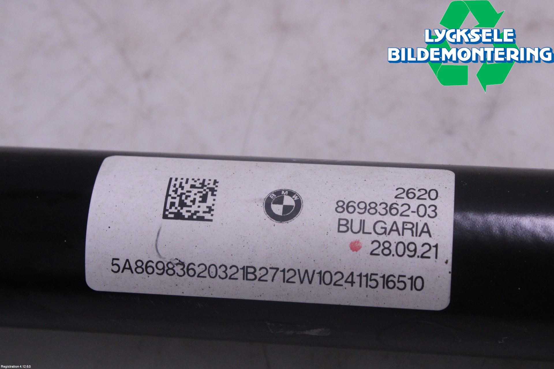 BMW 3 G20/G21/G80/G81 19- Mellanaxel Främre 4Wd