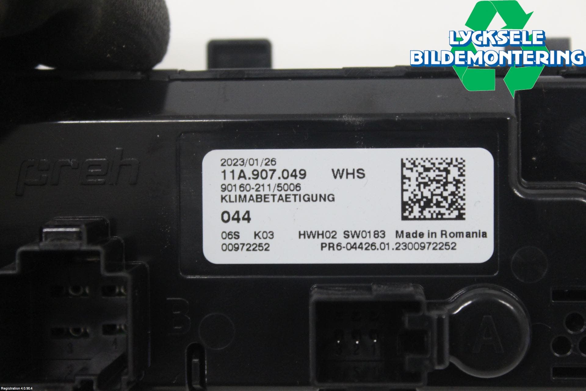 Volkswagen VW GOLF / E-GOLF VIII 20- Ac Styrenhet Ac Manöveren