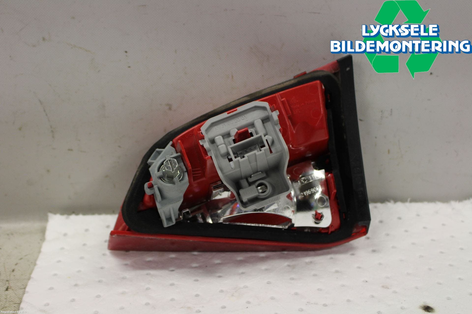 Audi A4/S4 08-11 Bakljus Lucka Vä