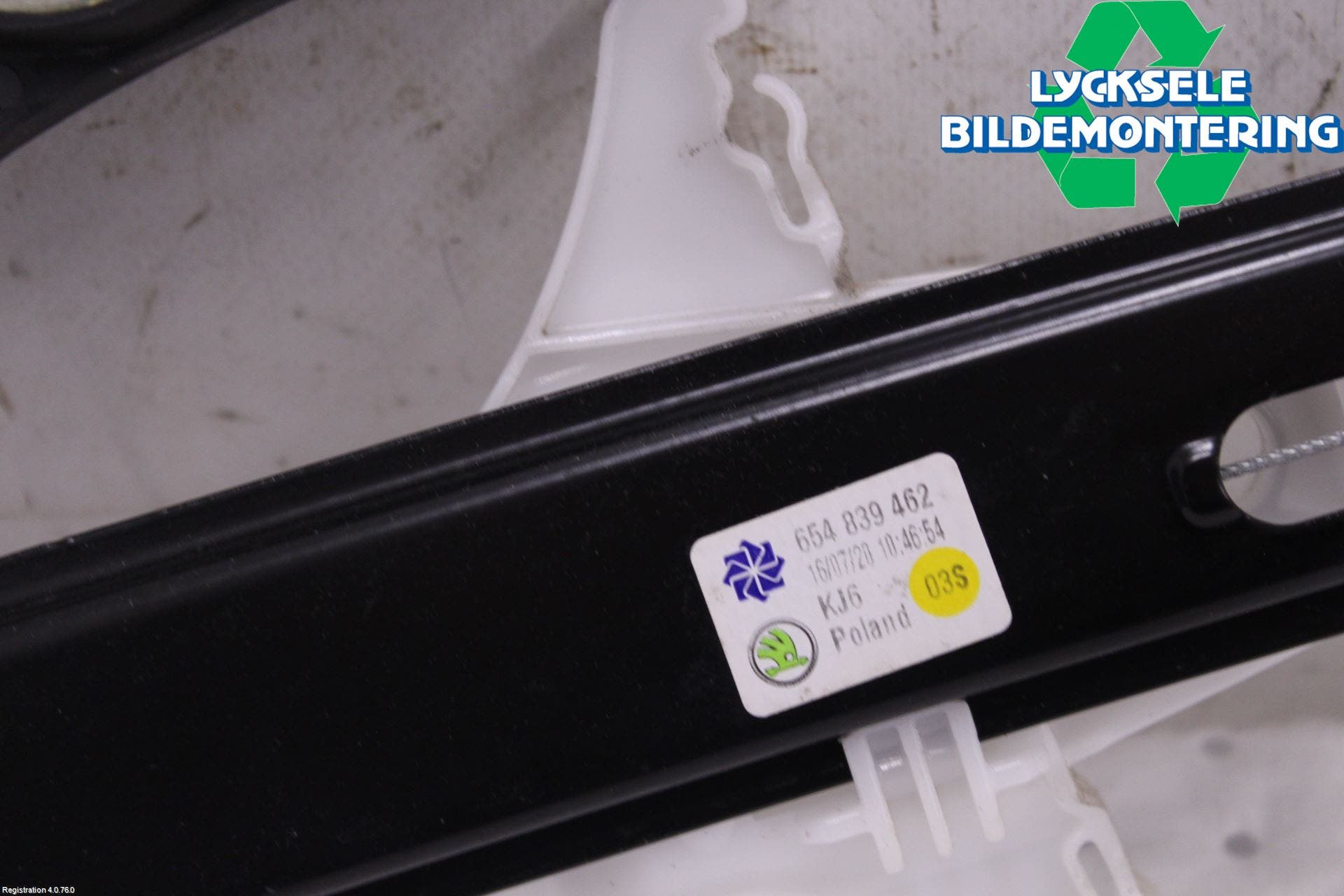 Skoda SCALA 19- Fönsterhissmekanism