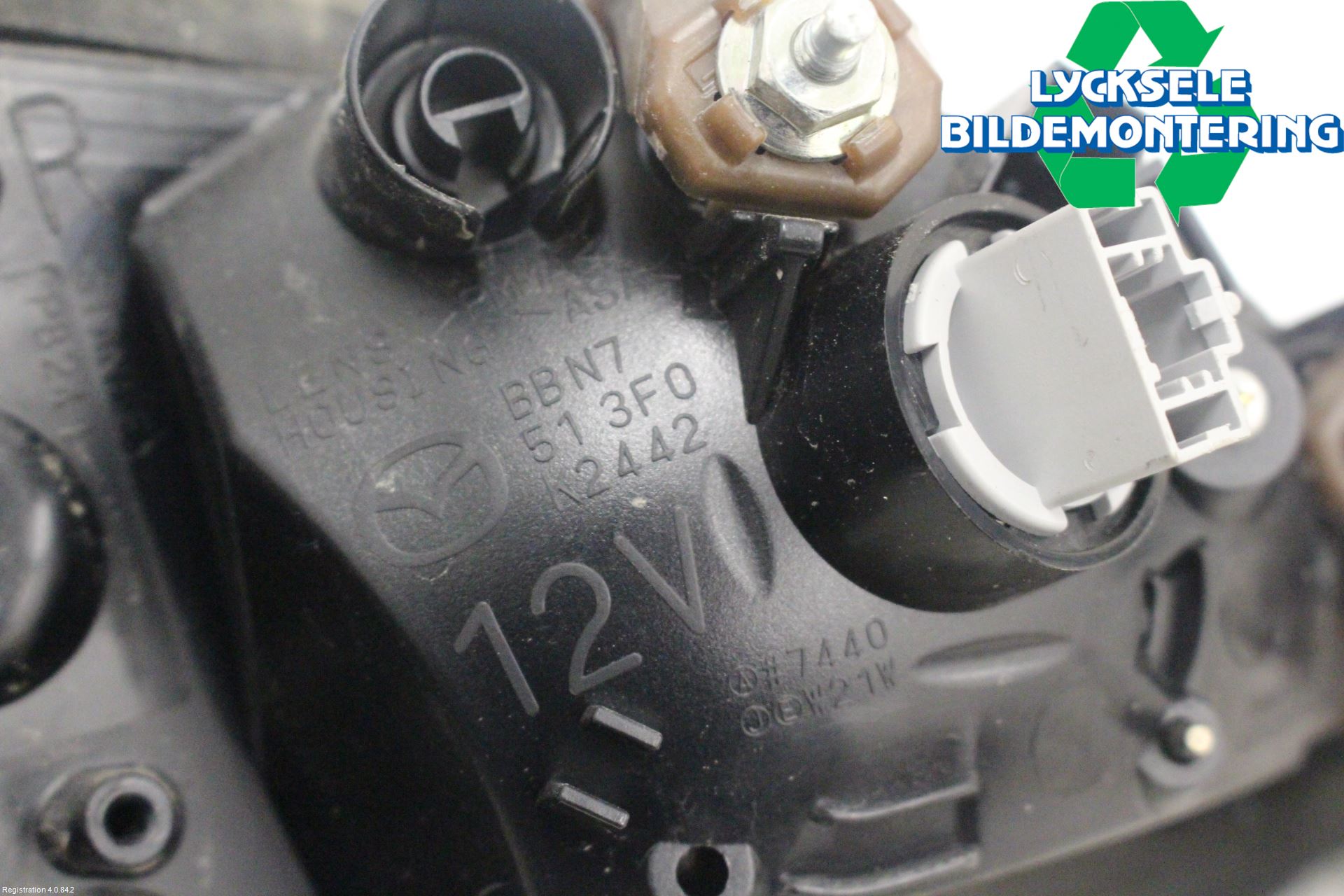 Mazda 3 II 09-13 Bakljus Lucka Hö