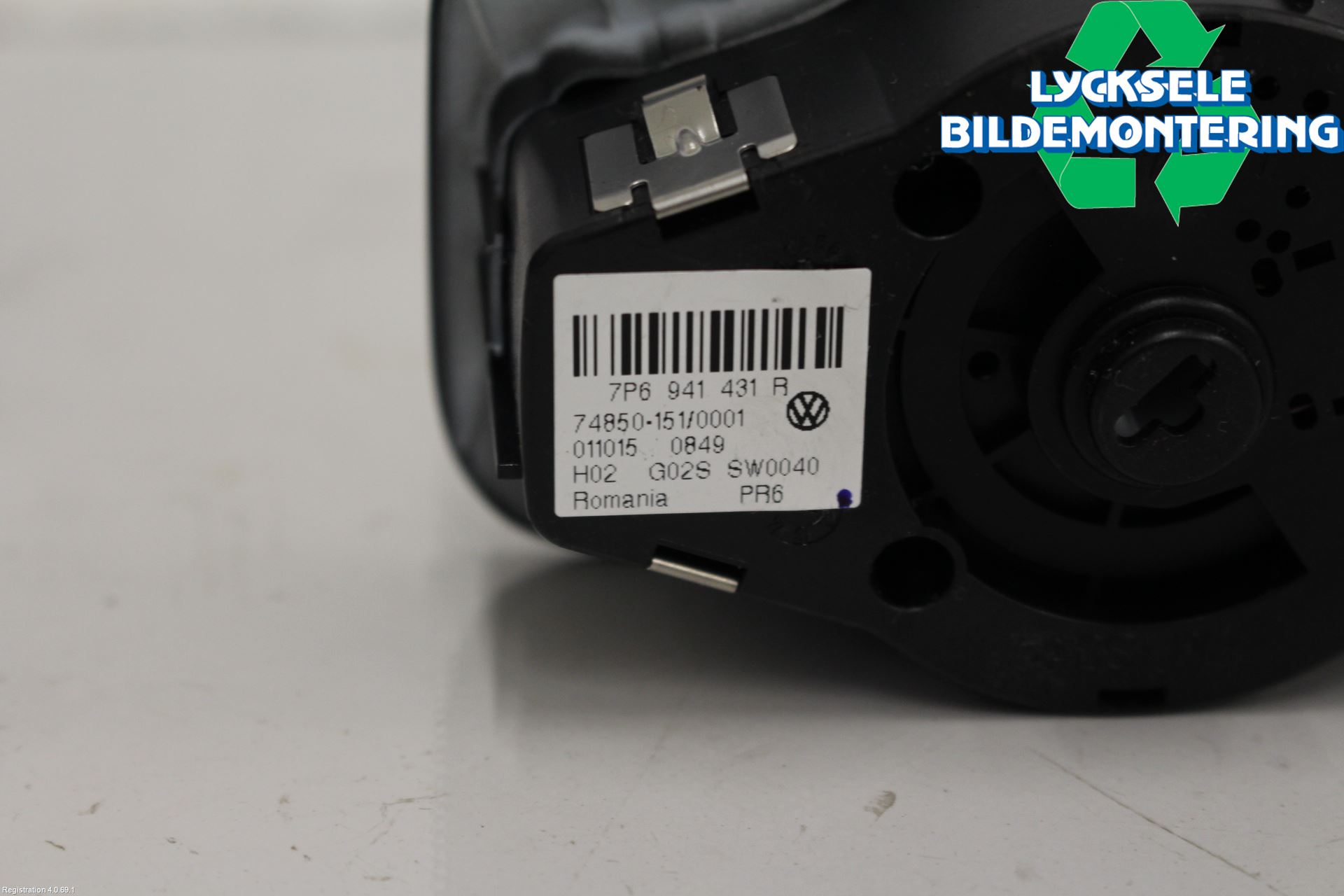 Volkswagen VW TOUAREG 7P 11-18 Strömställare Ljus