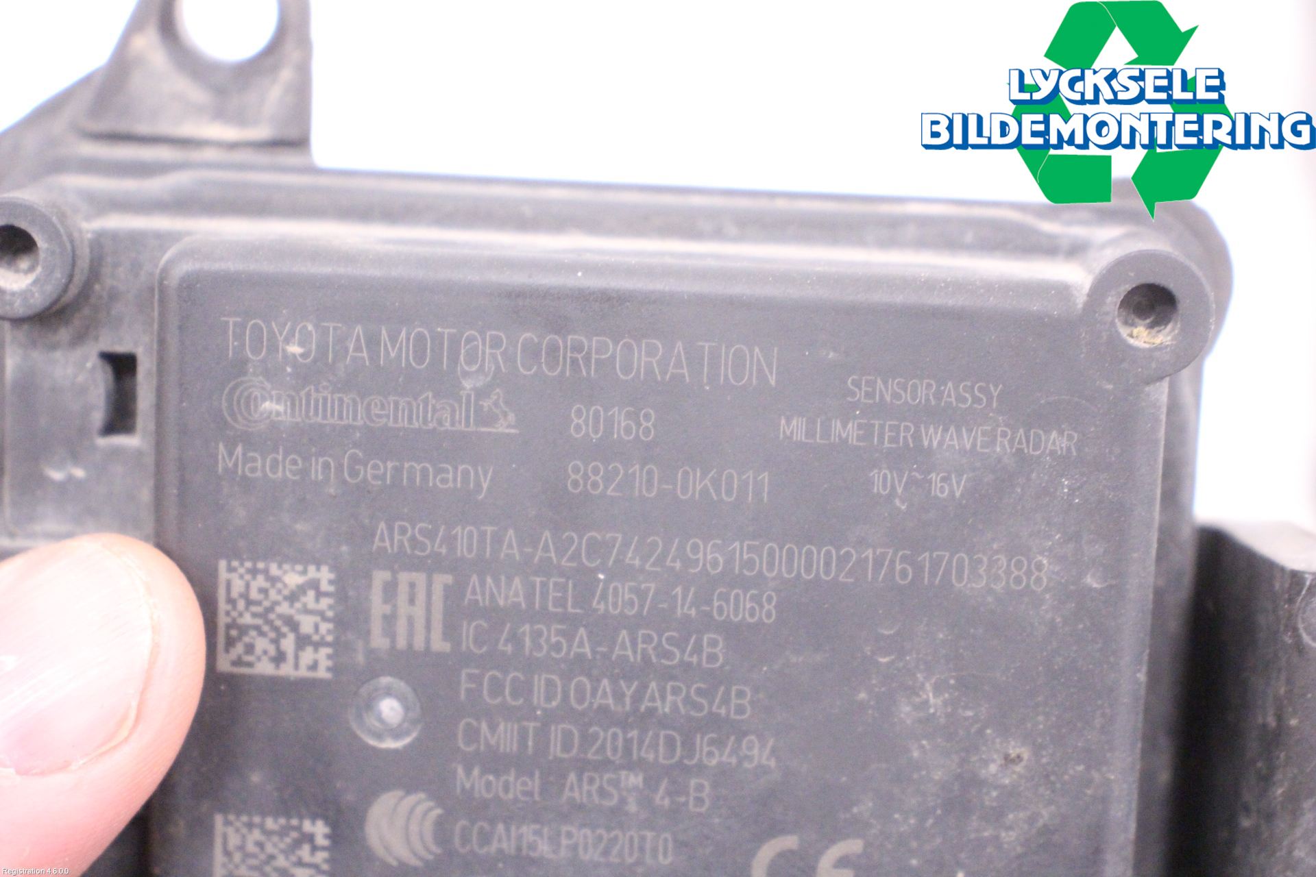 Toyota HILUX 16- Sensor Adaptiv Farthållare