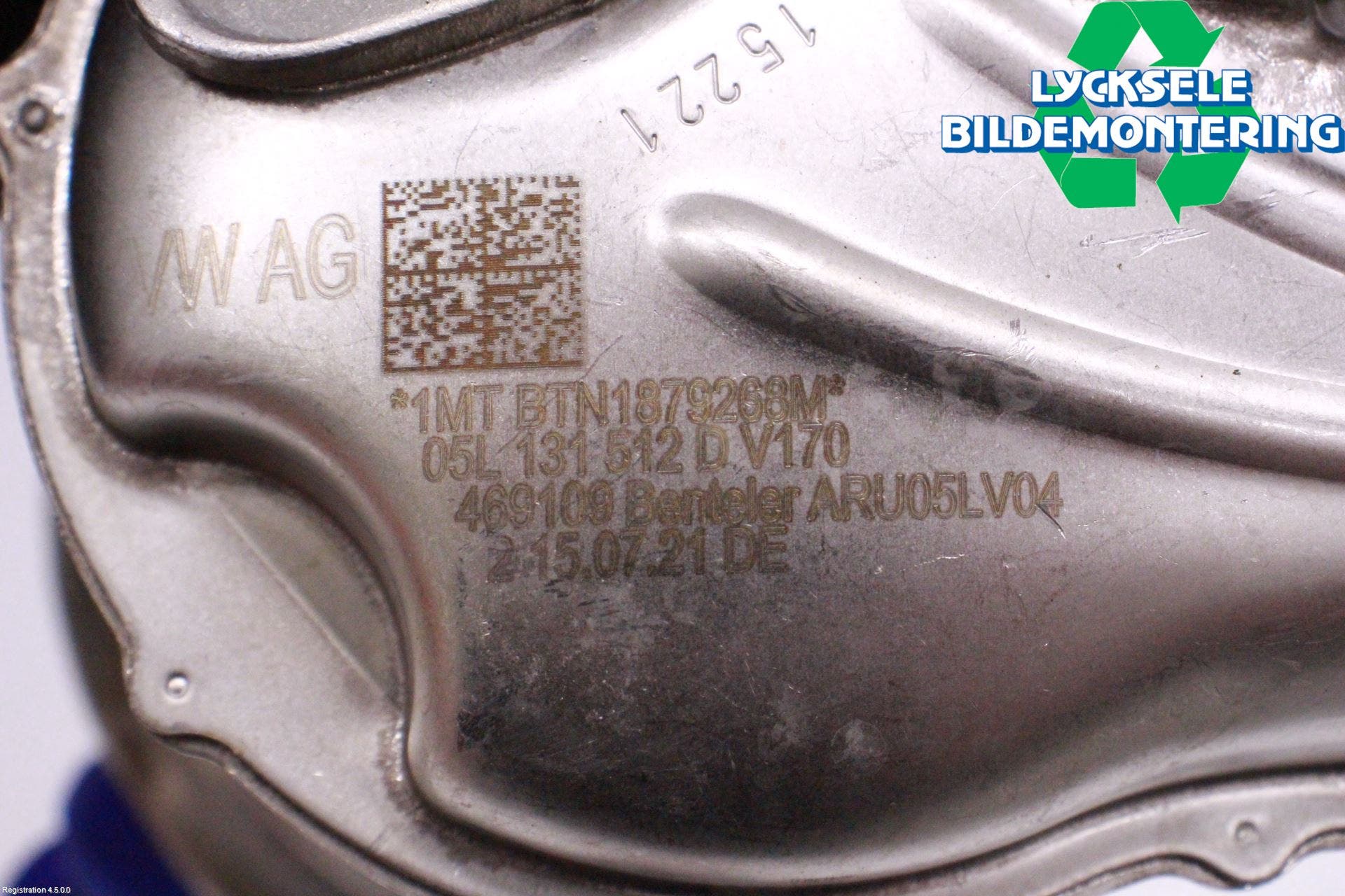 Volkswagen VW TIGUAN 16-24 Avgaskylare