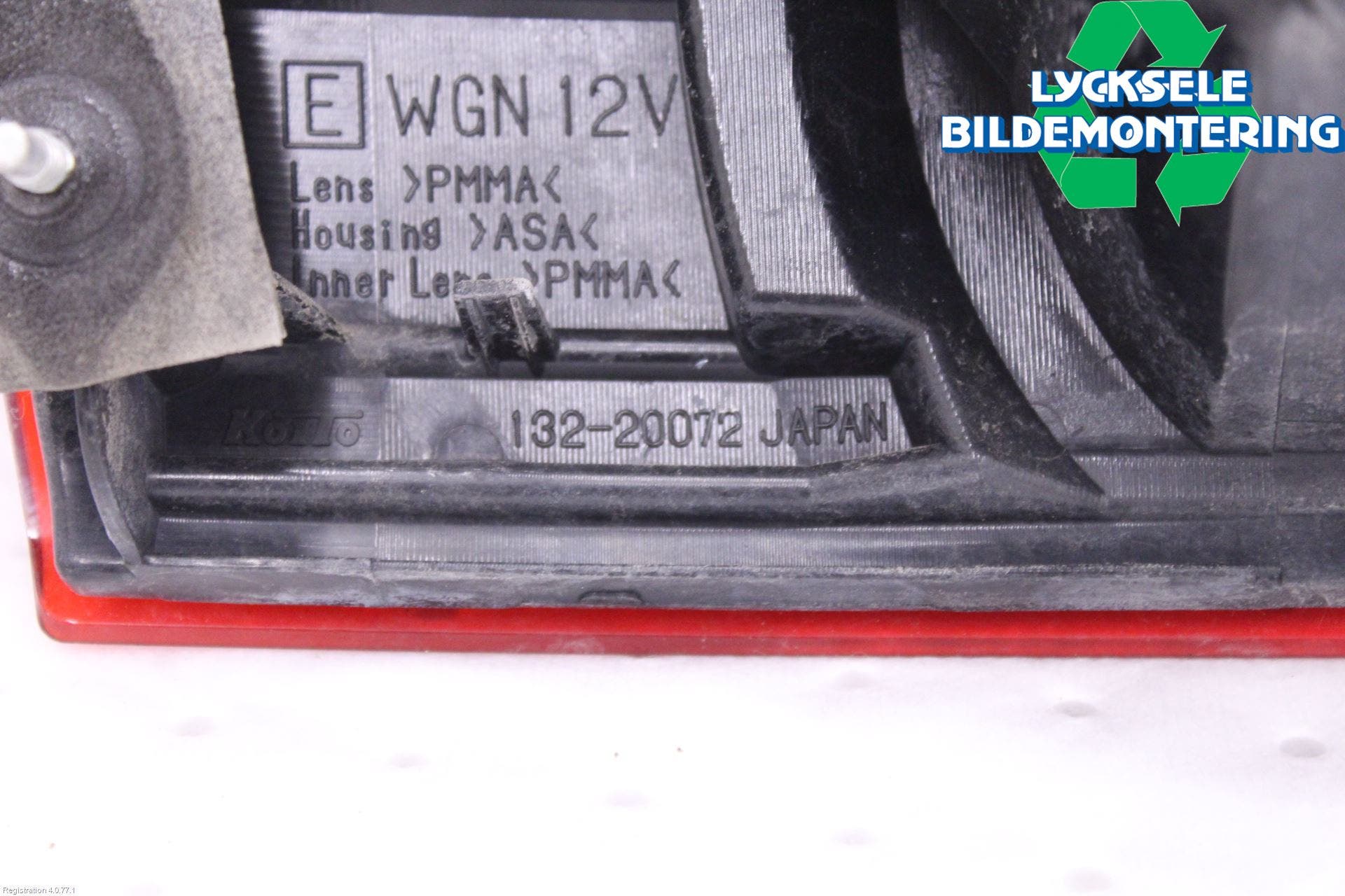 Subaru LEGACY 10-14 Bakljus Lucka Hö