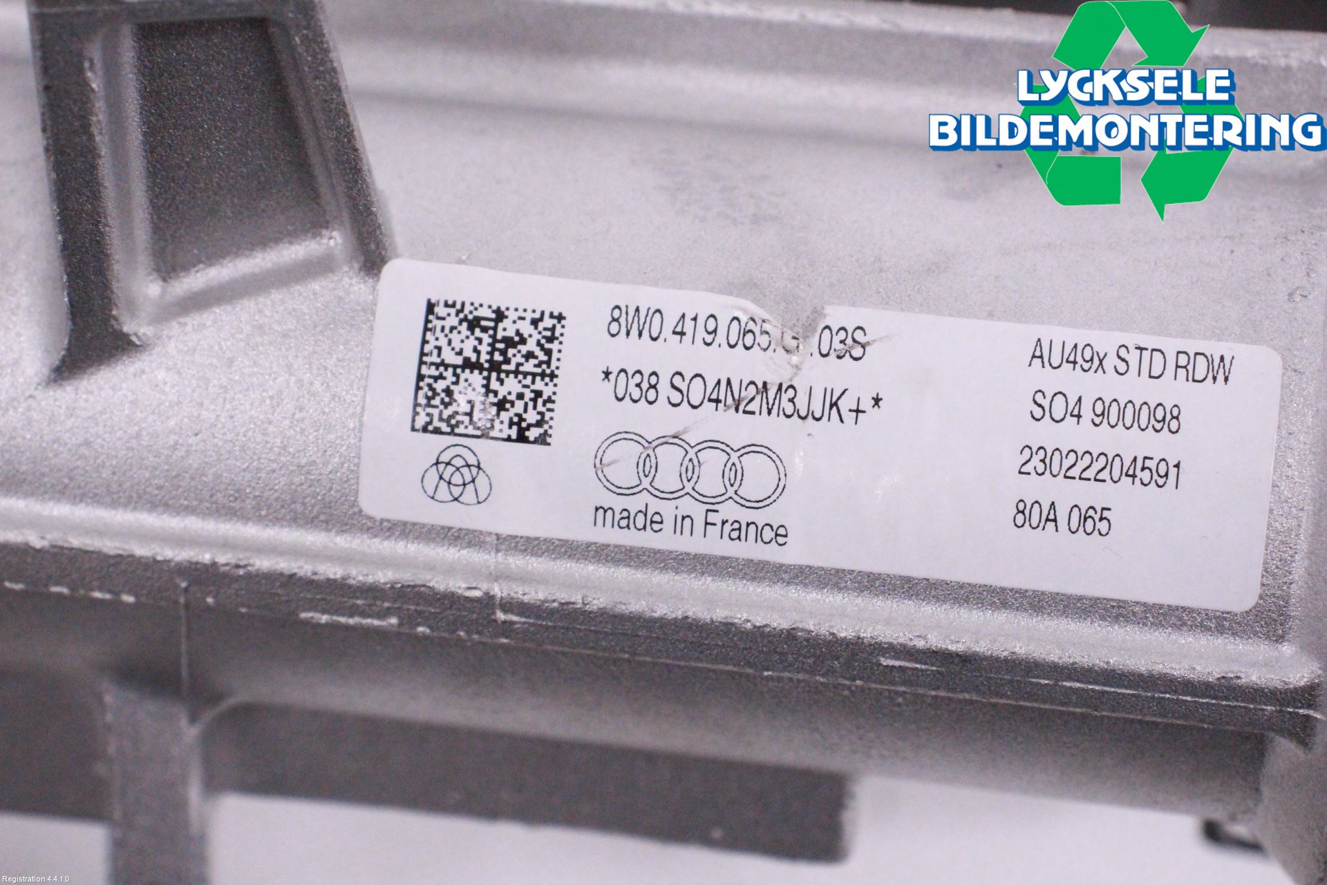 Audi A4/S4 B9 20- Rattaxelagg Justerbart