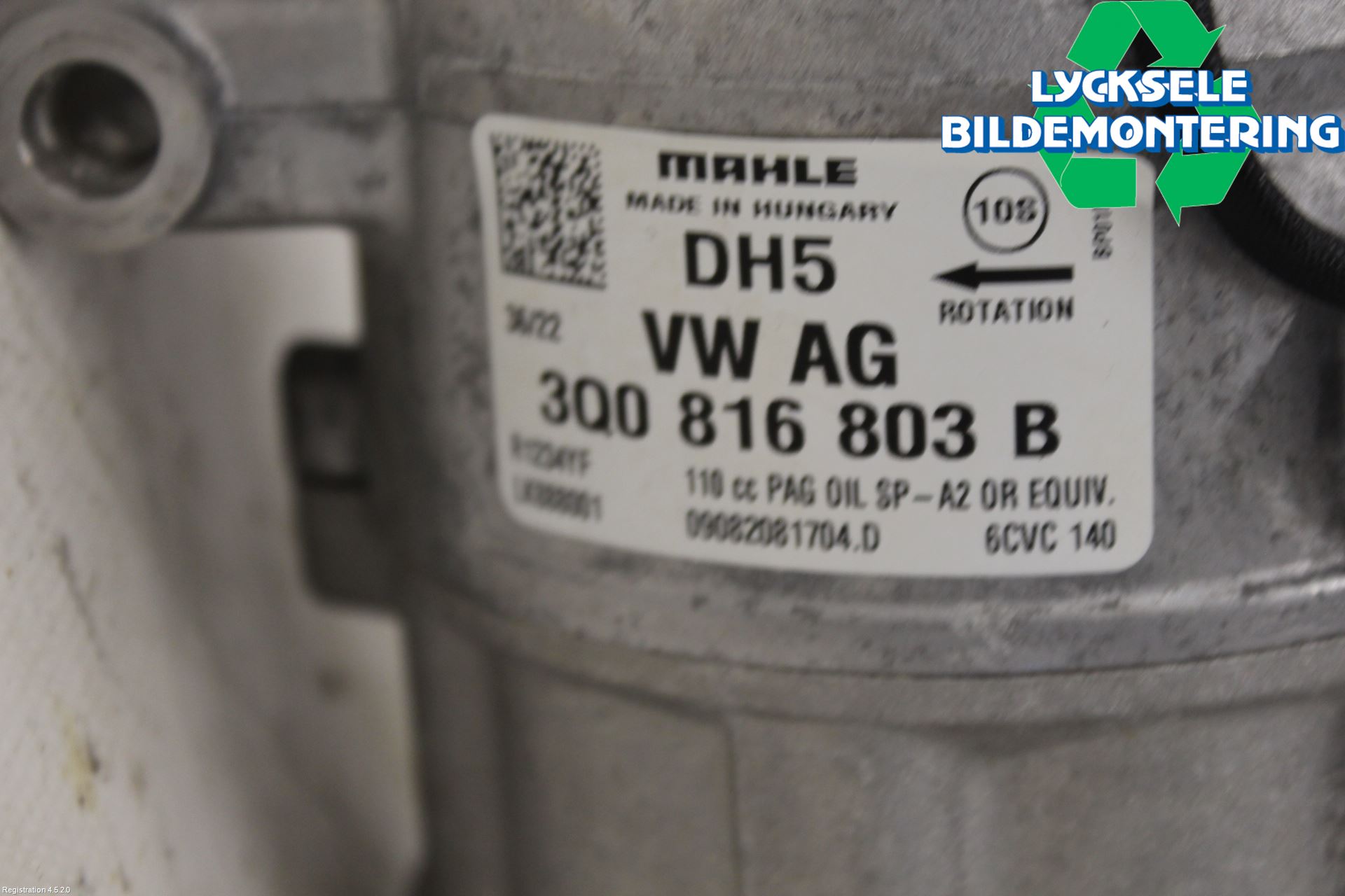 Volkswagen VW CADDY 21- Ac Kompressor