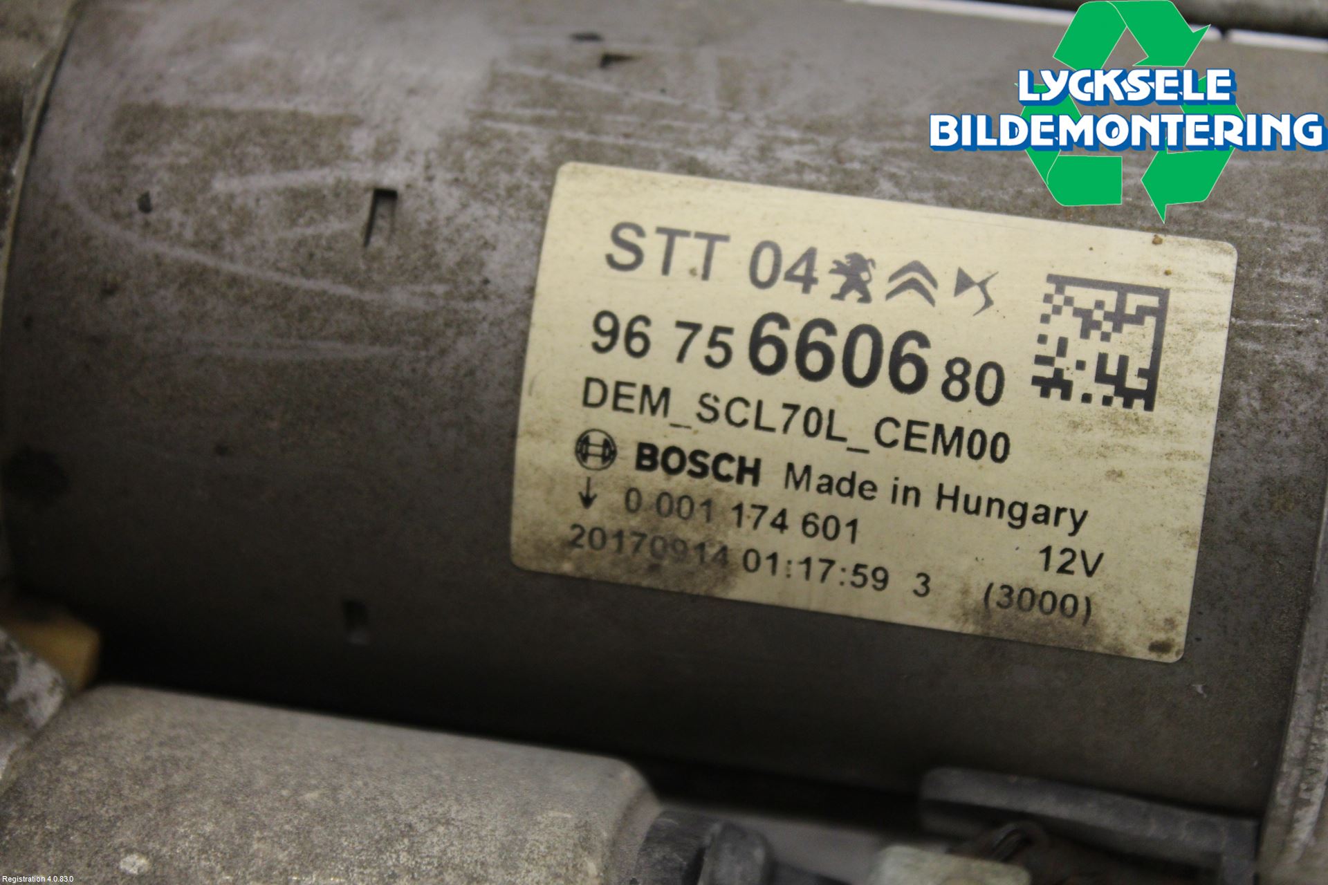 Citroen BERLINGO 08-18 Startmotor Diesel