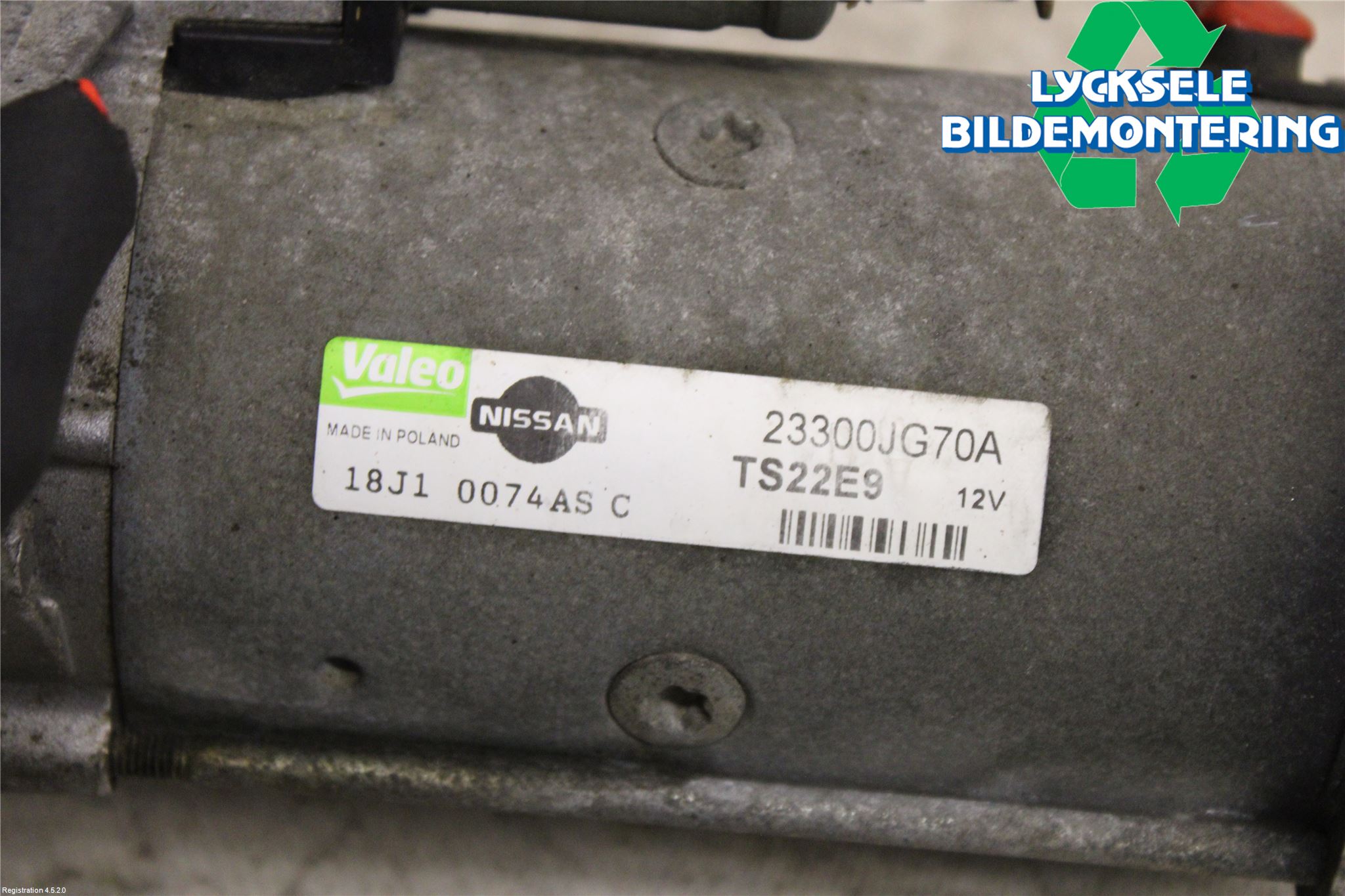 Nissan X-TRAIL 08-14 Startmotor Diesel