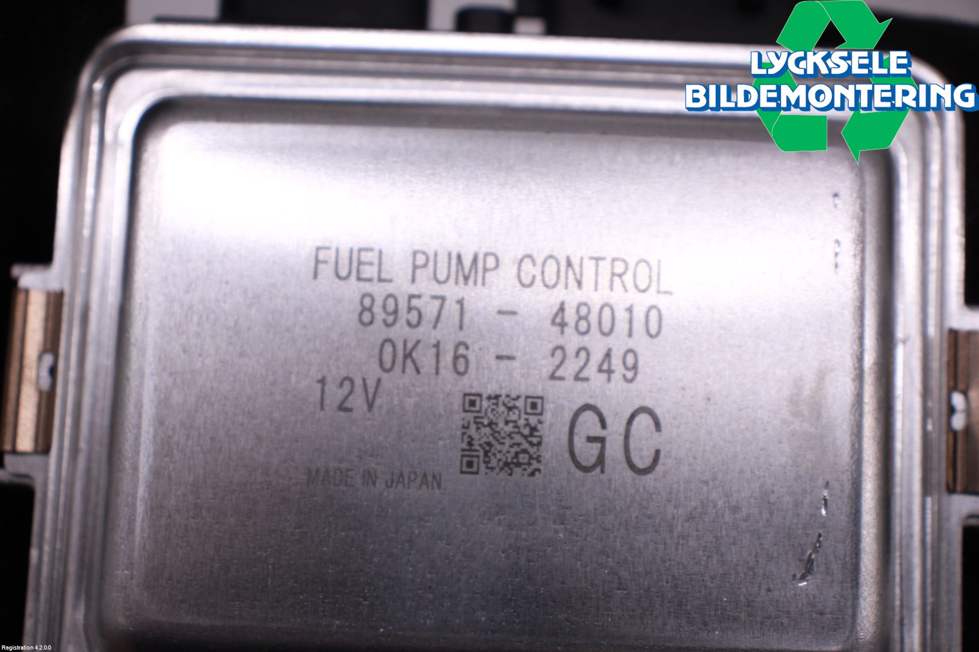 Toyota RAV4 19- Styrenhet Bränslepump