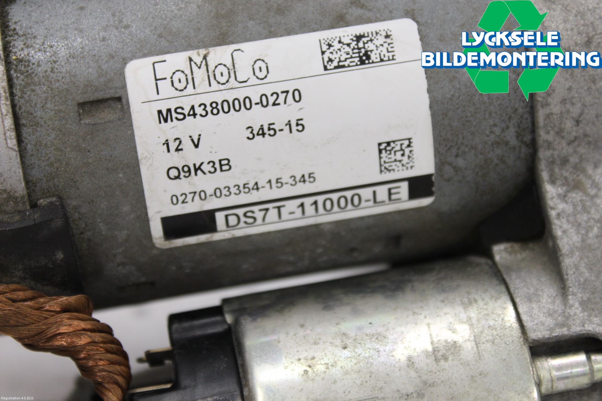 Ford KUGA 13-16 Startmotor Diesel