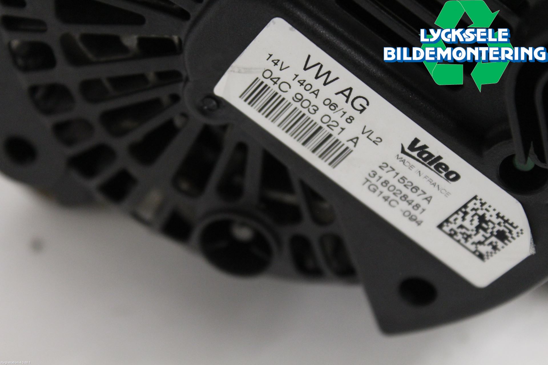 Volkswagen VW TIGUAN 16-24 Generator