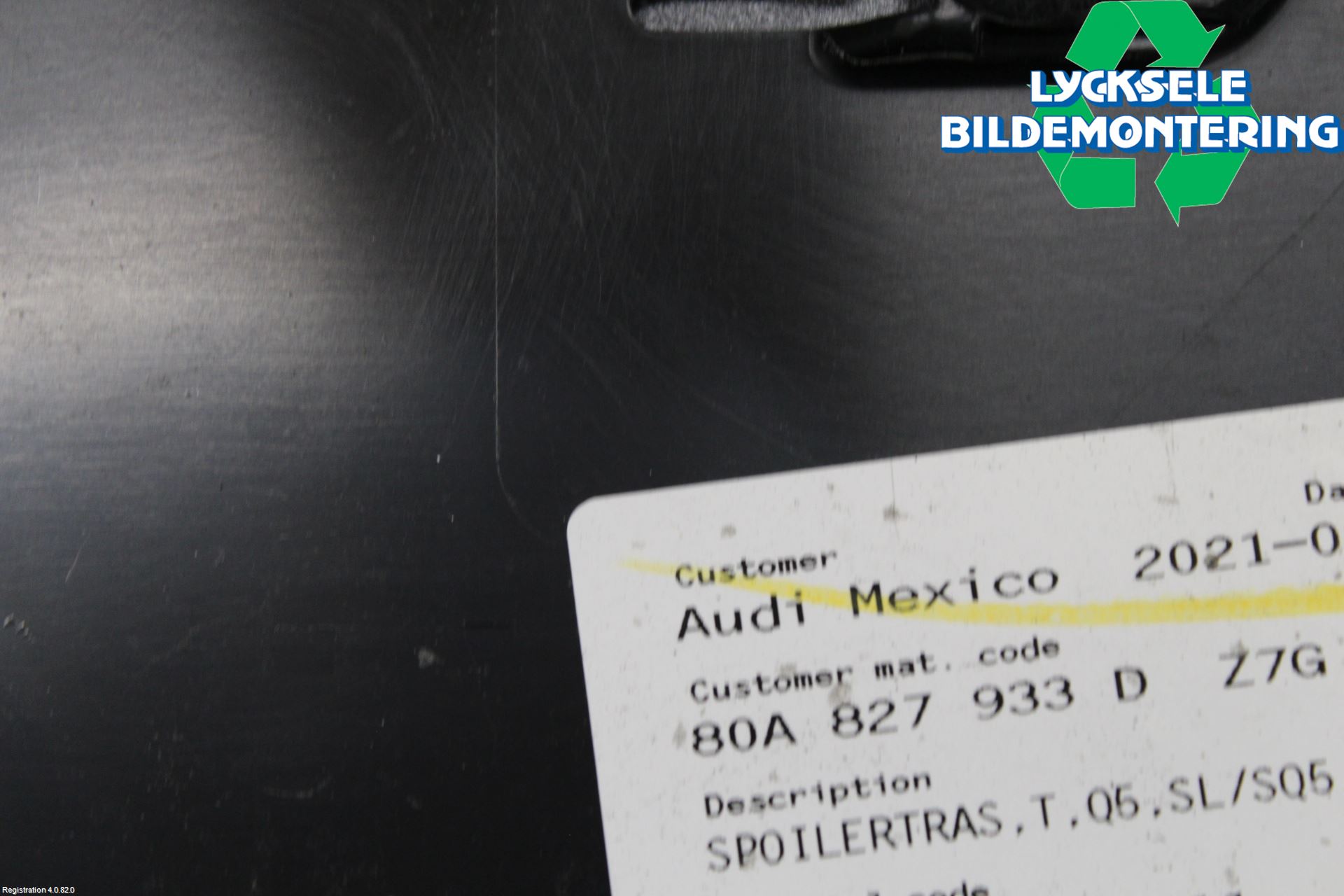 Audi Q5/SQ5 17- Spoiler Baklucka