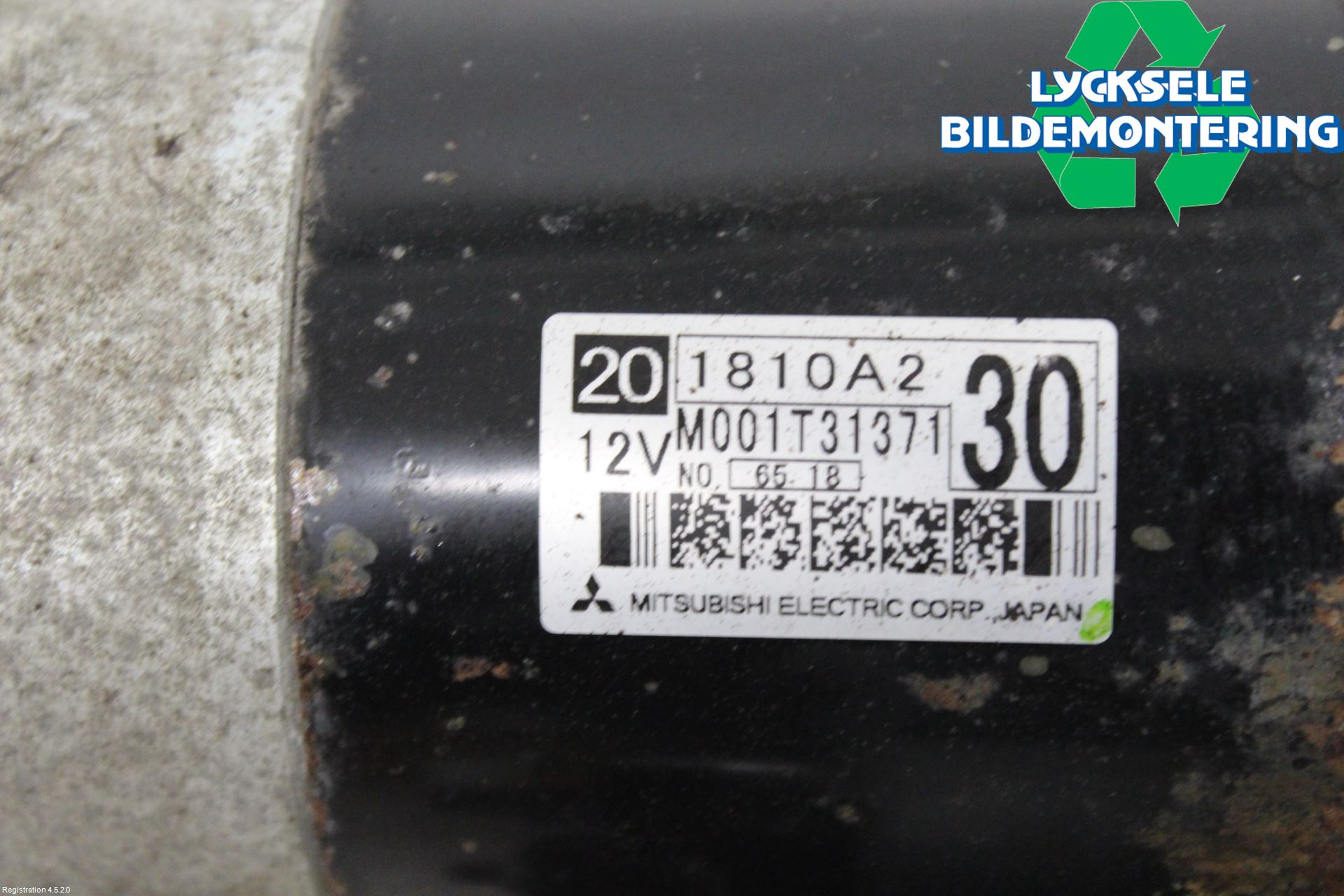 Mitsubishi ASX 10-22 Startmotor Diesel