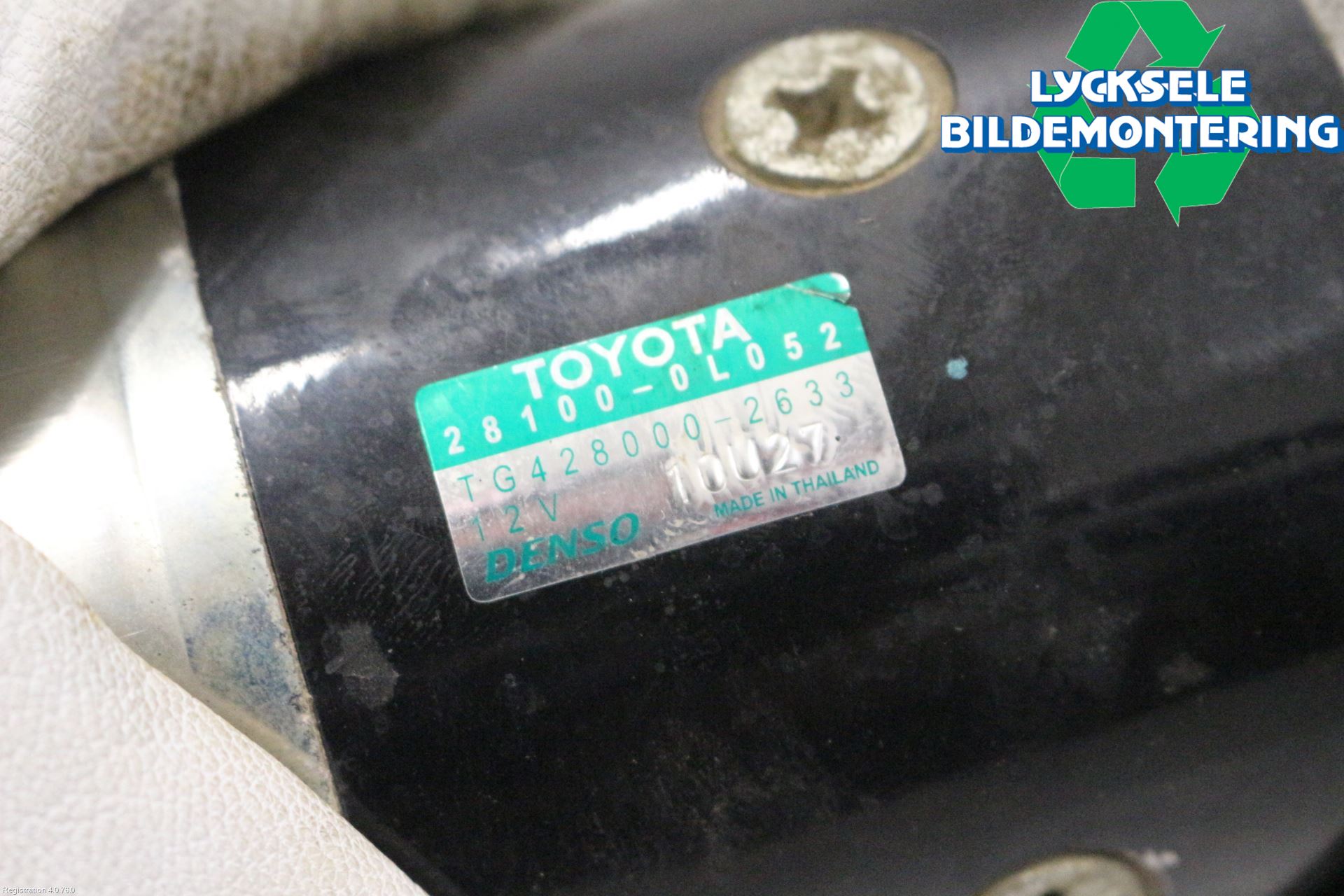 Toyota HILUX 16- Startmotor Diesel