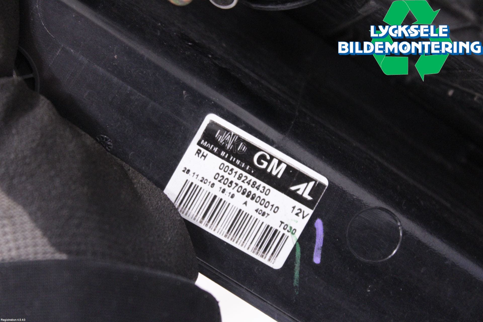 Opel COMBO D 12-18 Bakljus Höger