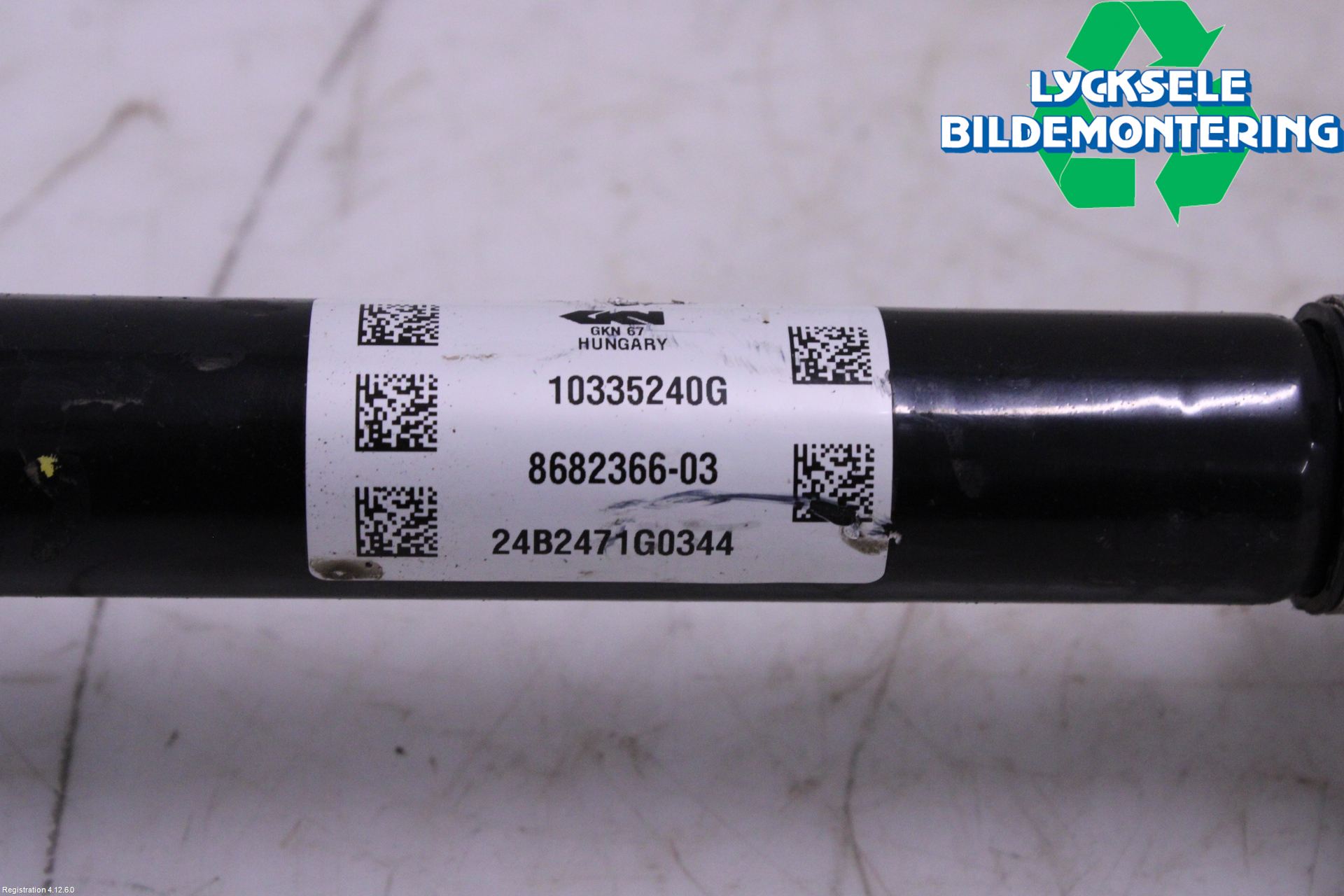 BMW 3 G20/G21/G80/G81 19- Drivaxel Fram Höger