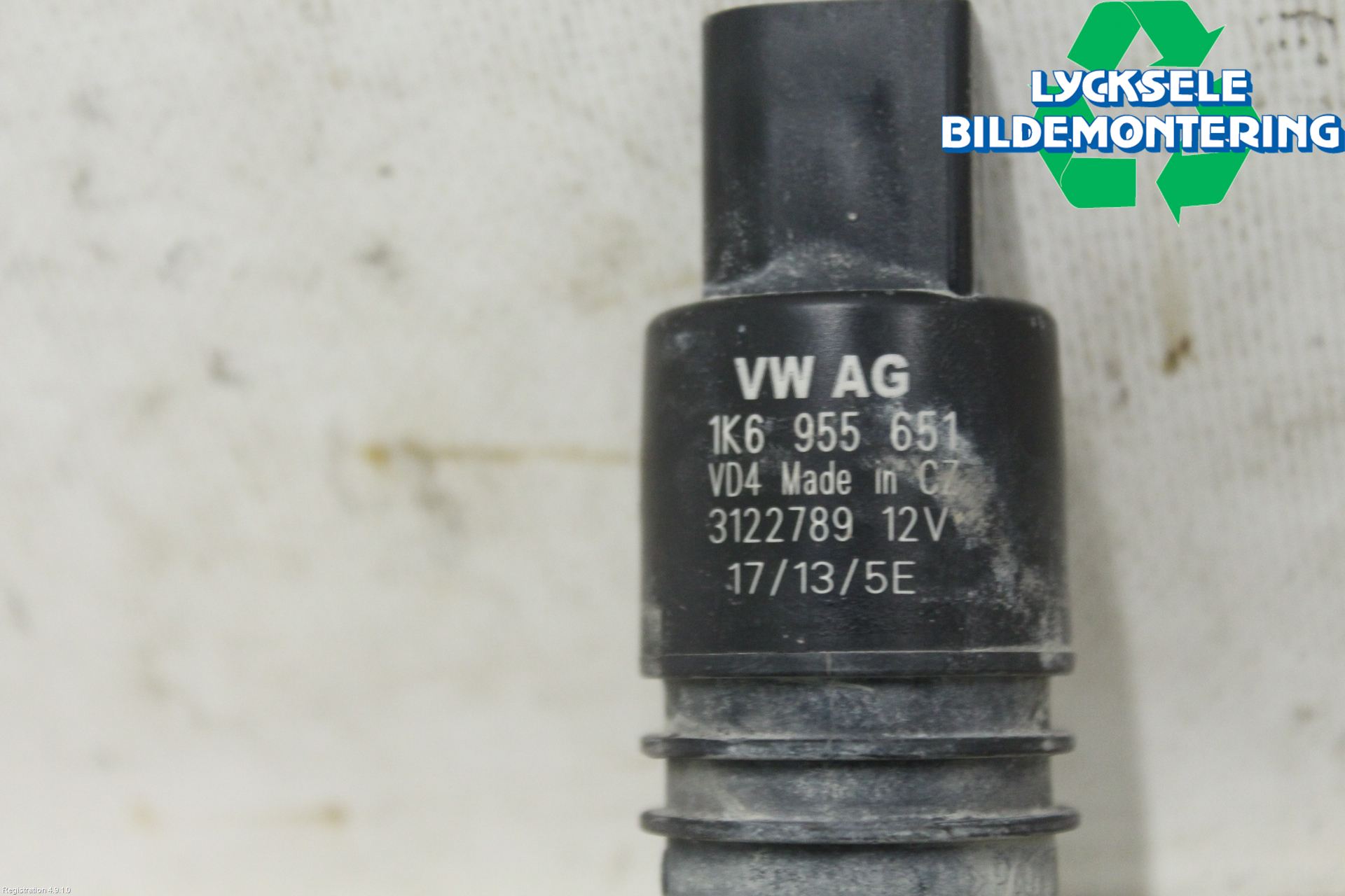 Volkswagen VW TRANSP/CARAVELLE (T6) 16-22 Spolarpump Vindruta