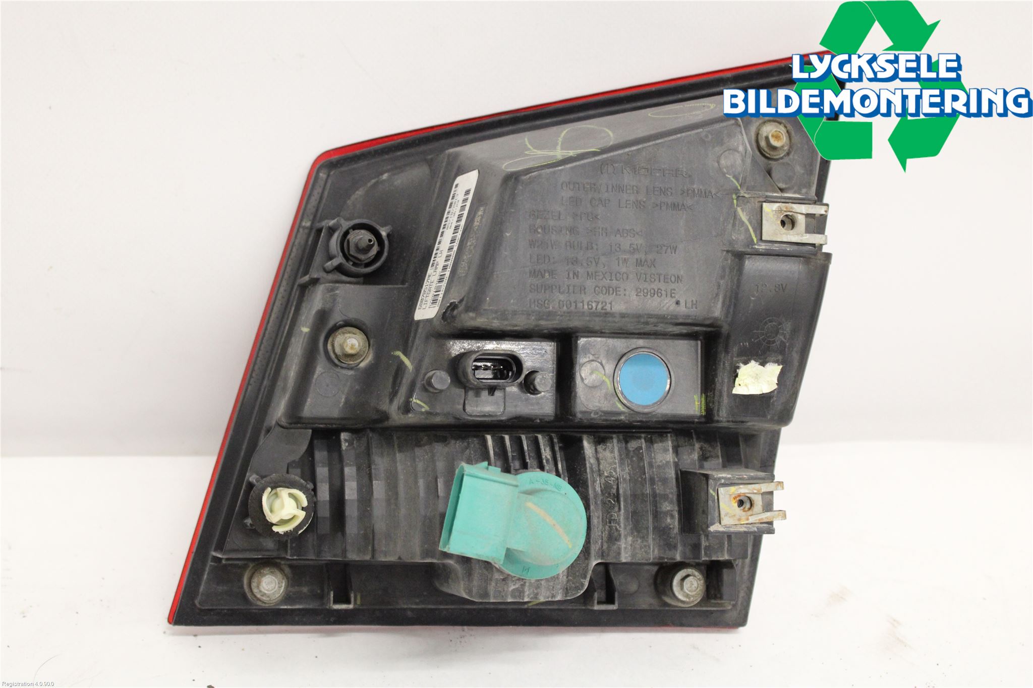 Fiat FREEMONT Bakljus Lucka Vä