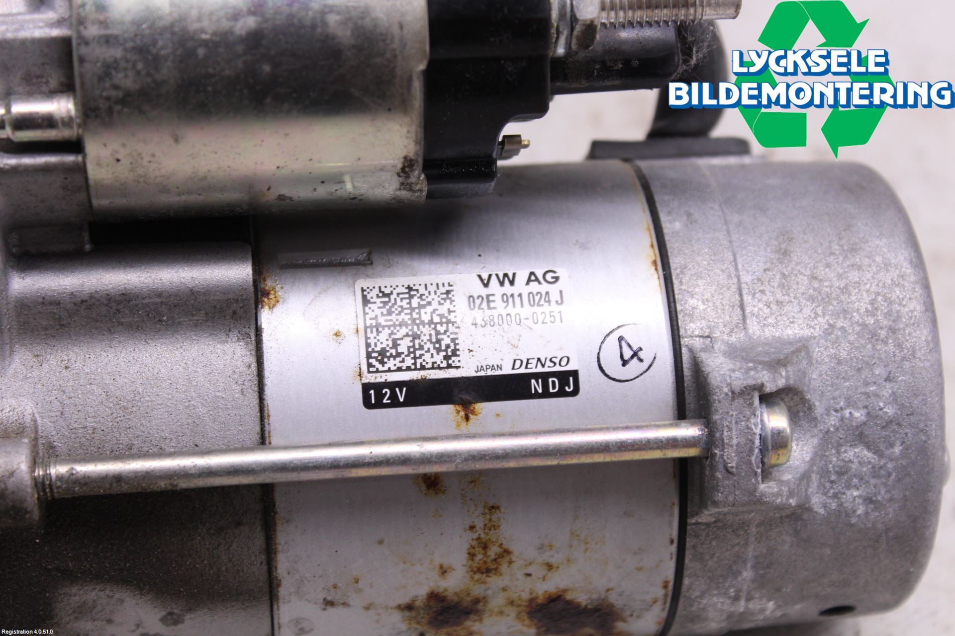Volkswagen VW PASSAT 15-19 Startmotor Diesel