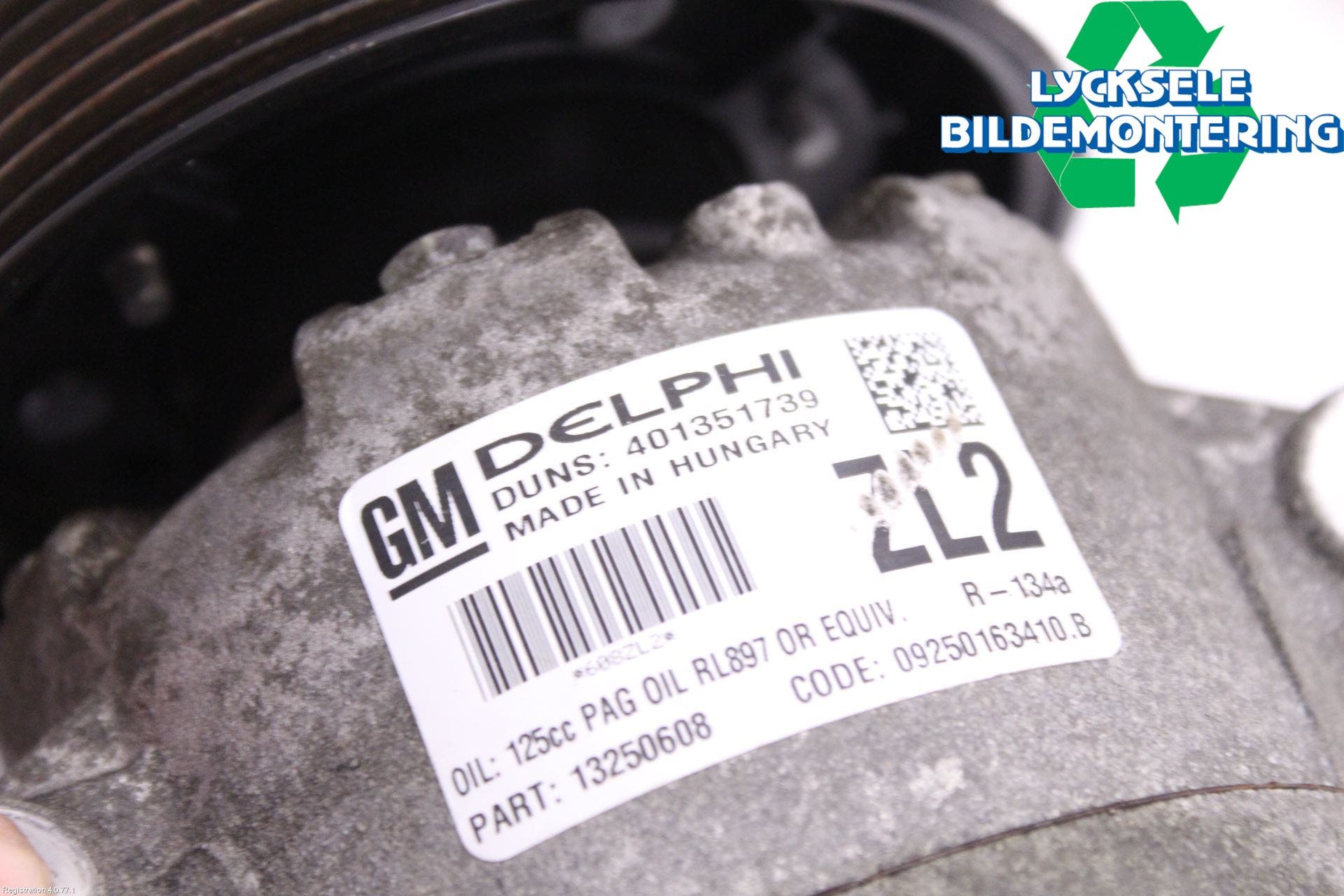 Opel ASTRA J 10-15 Ac Kompressor