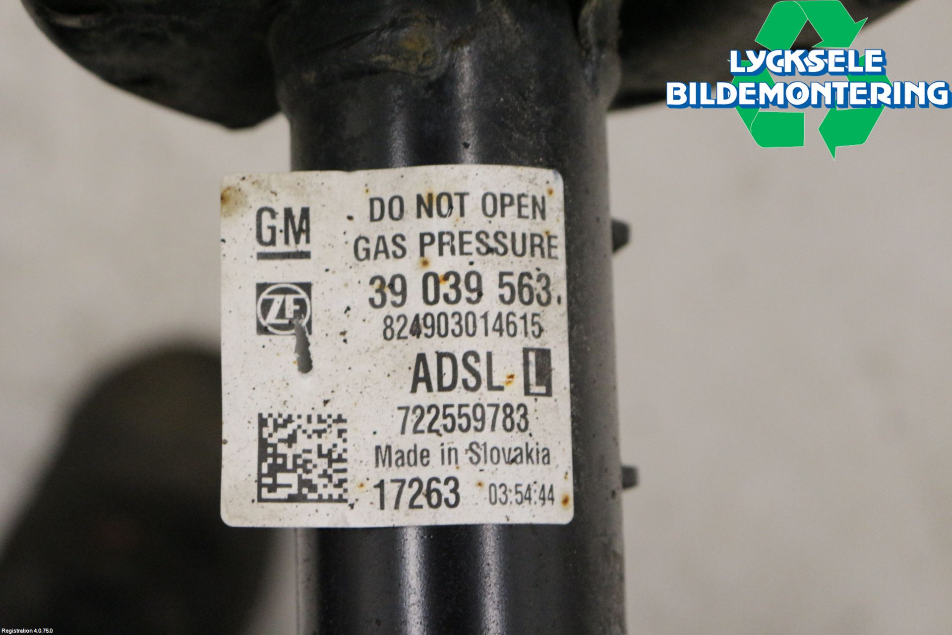 Opel ASTRA K 16-22 Fjäderben Fram Vänster