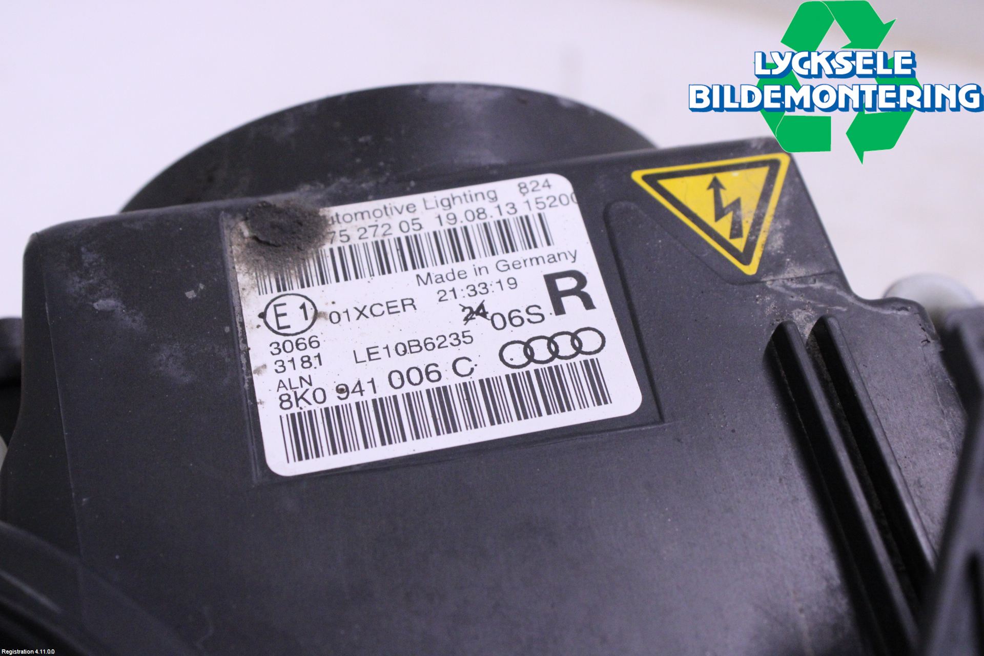 Audi A4 12-15 Strålkastare Höger