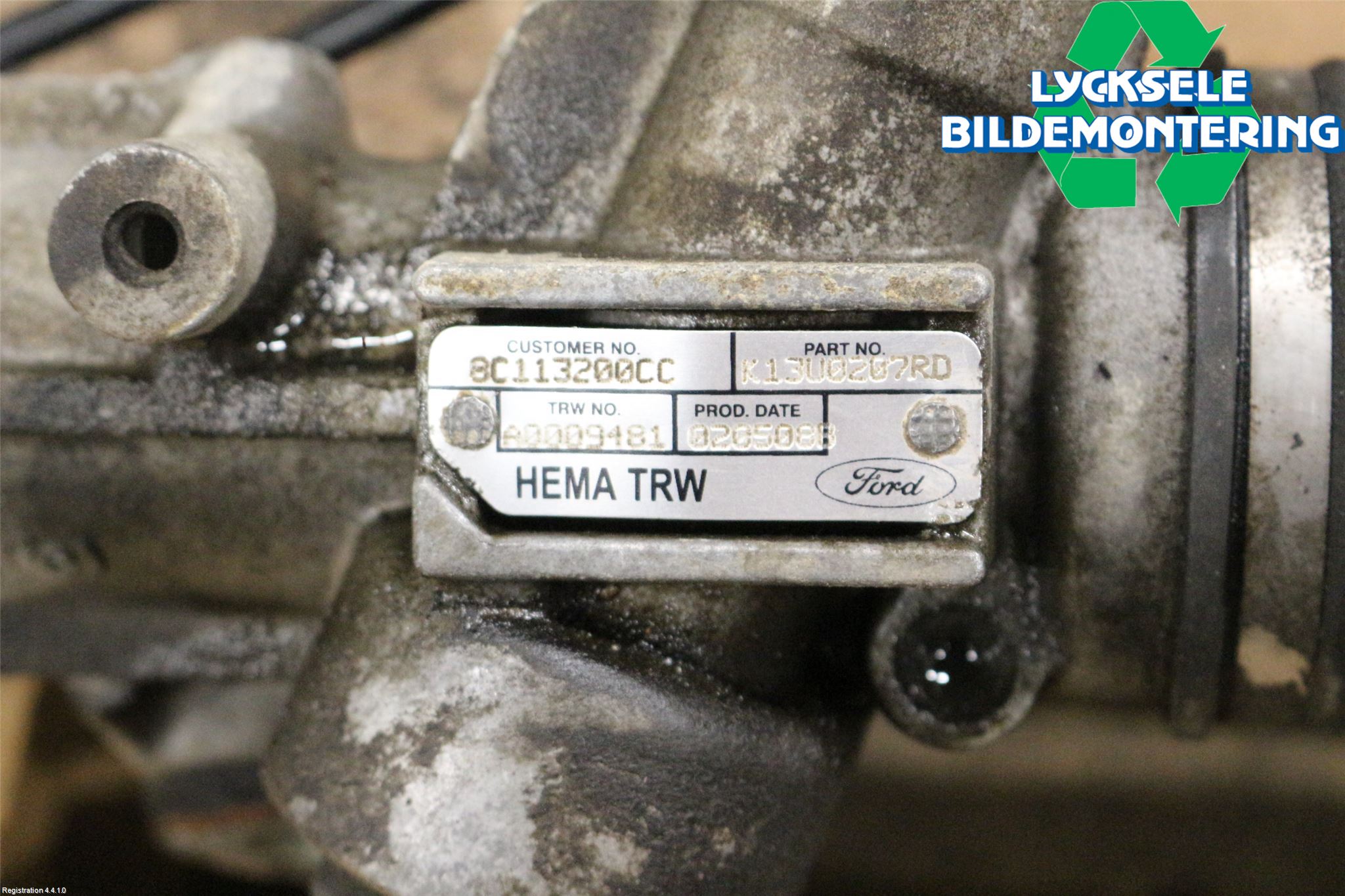 Ford TRANSIT    06-13 Styrväxel Servo -Snäcka