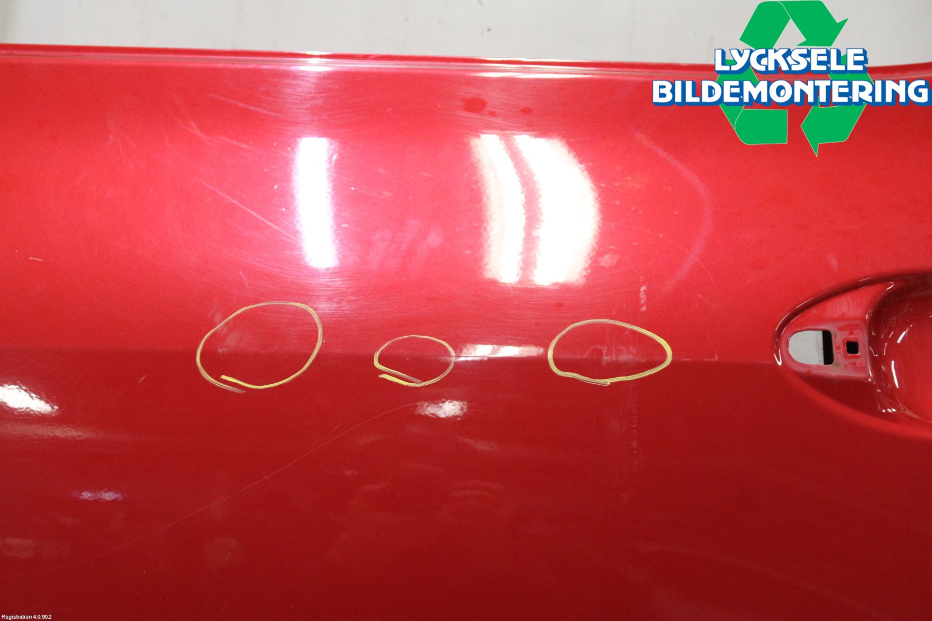 Toyota AURIS 10-12 Dörr Bak Vänster