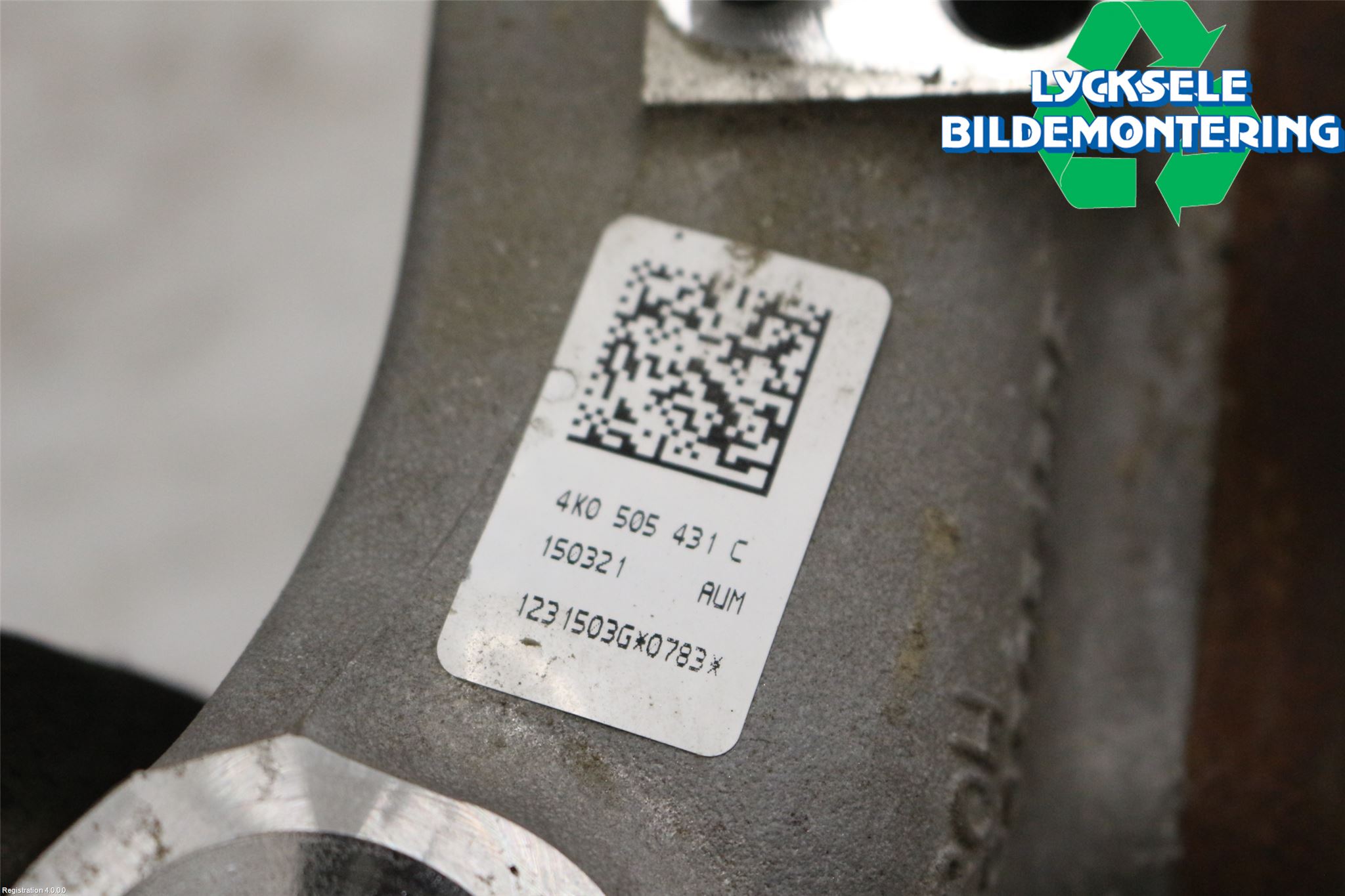 Audi A6 F2/C8 19- Hjullagerhus-Spindel Vä B