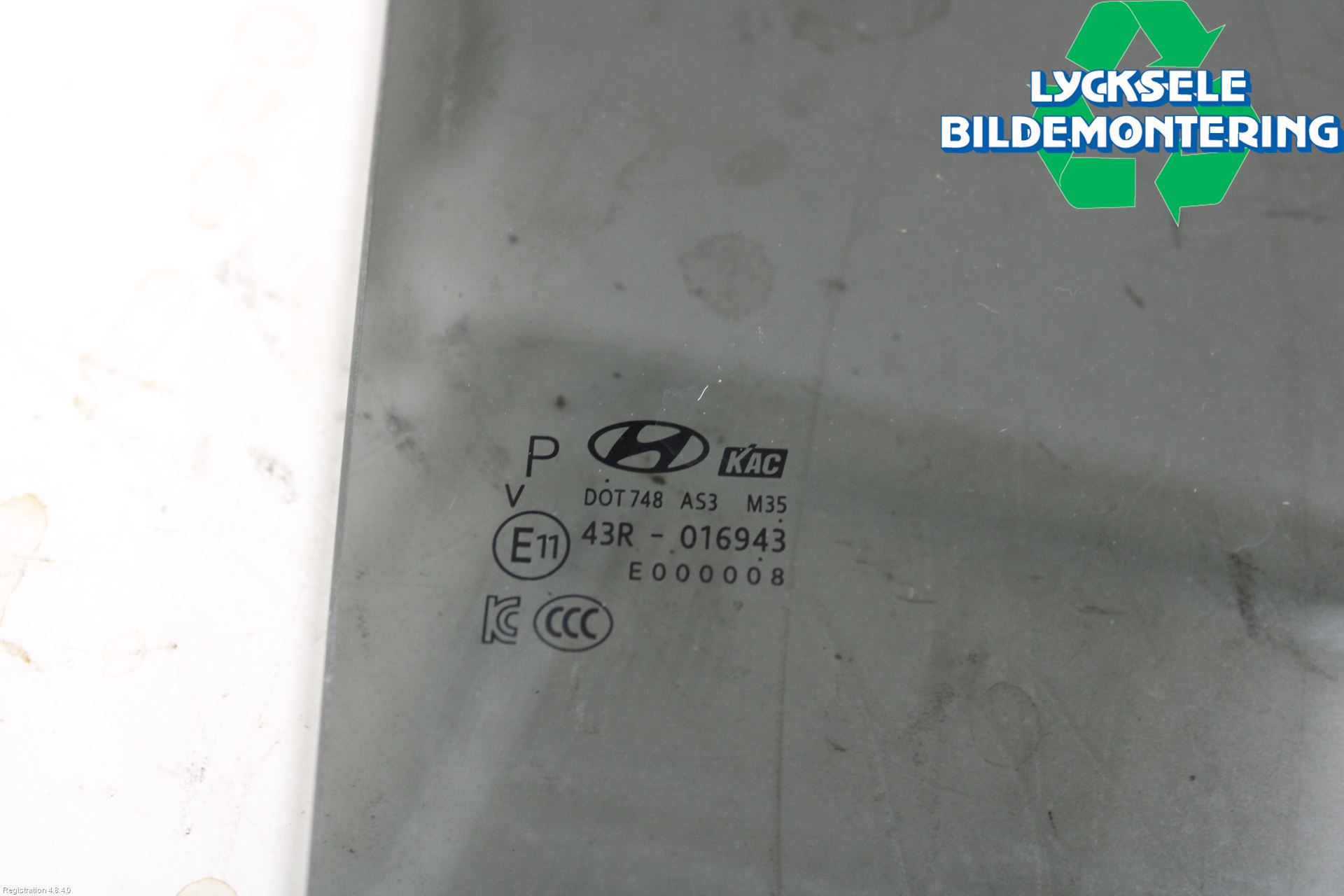 Hyundai KONA/ELECTRIC OS 18-23 Dörruta Bak Höger