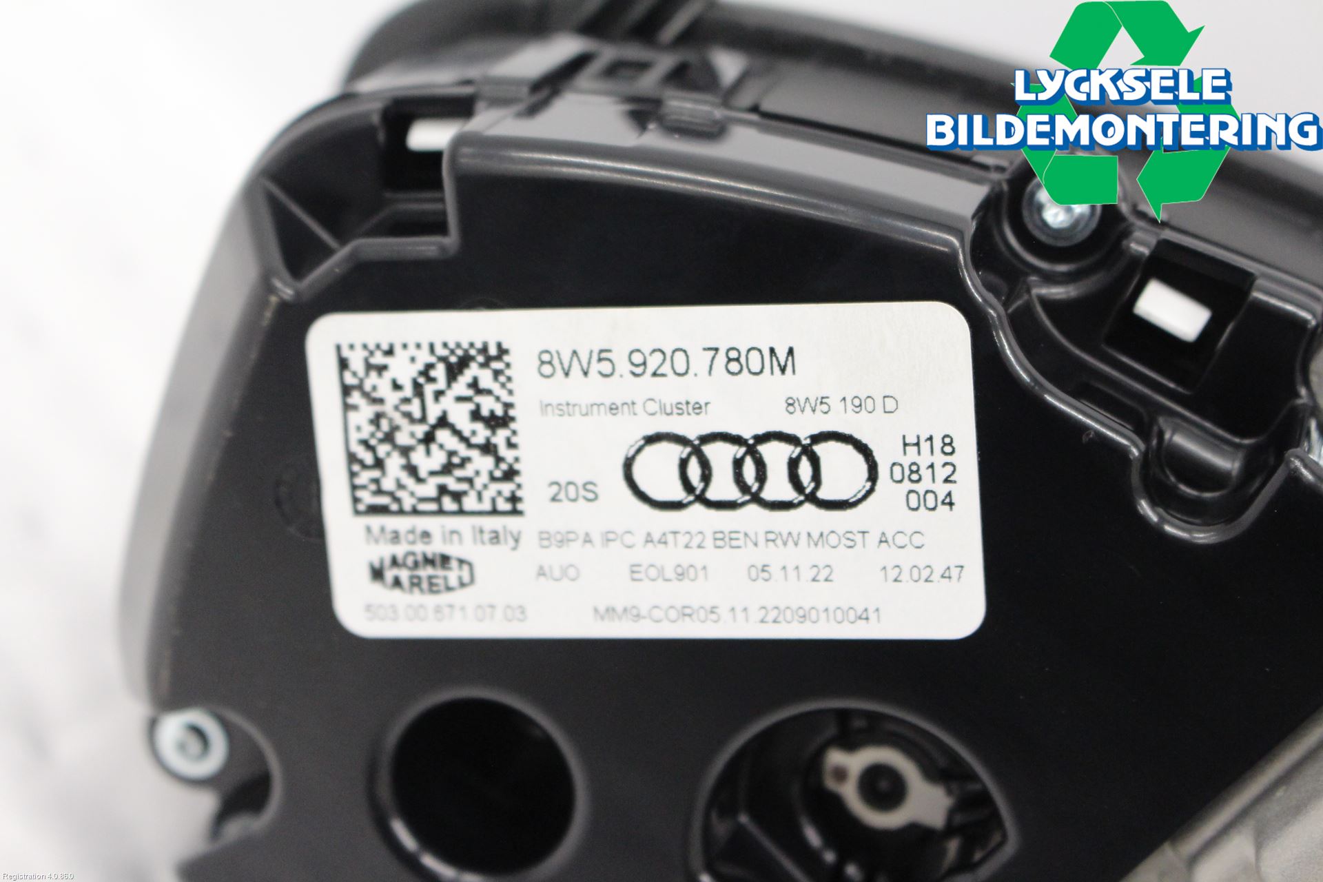 Audi A4/S4 B9 20- Instrument Komb