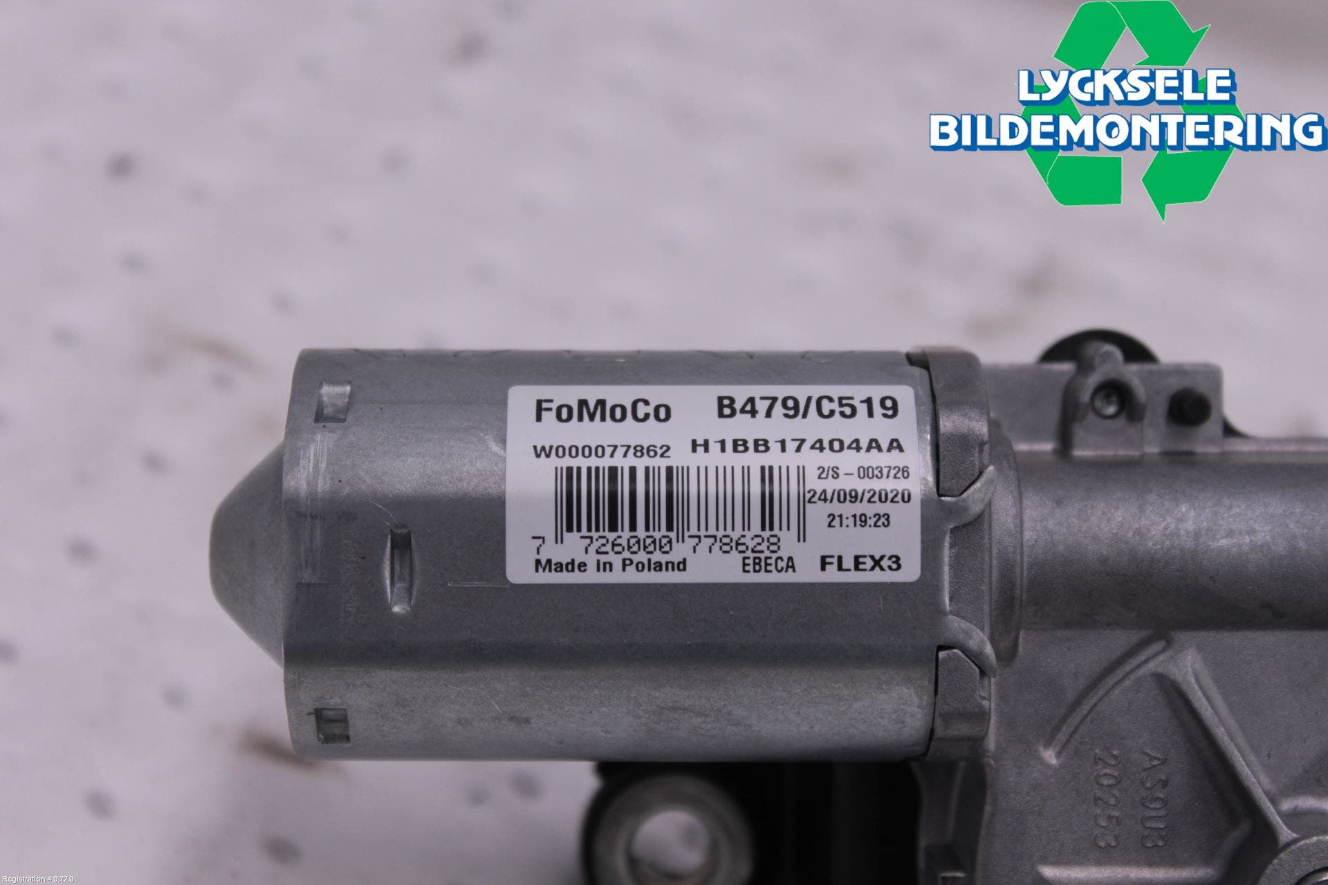 Ford FOCUS 19- Torkarmotor Baklucka