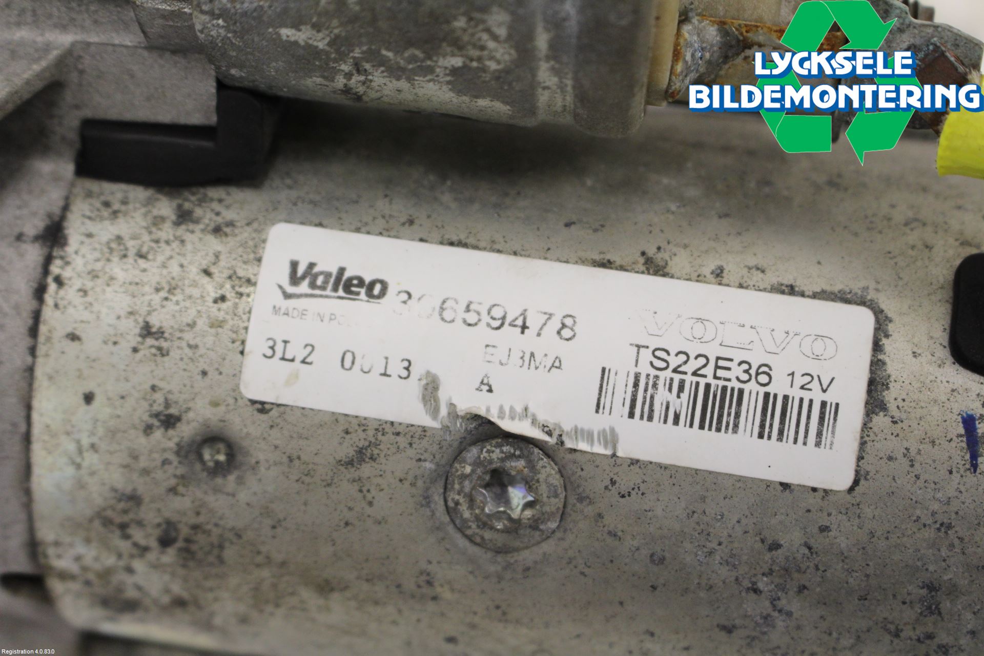 Volvo V40 12-19 Startmotor Diesel